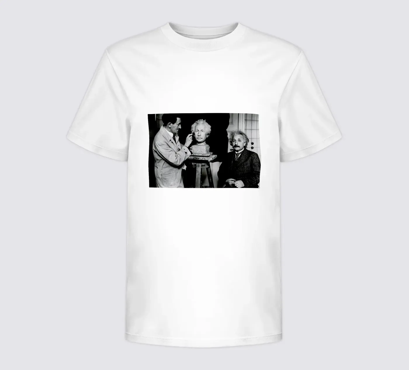 Albert Einstein Portrait kids t-shirt by Gallery Print and Art Limited
