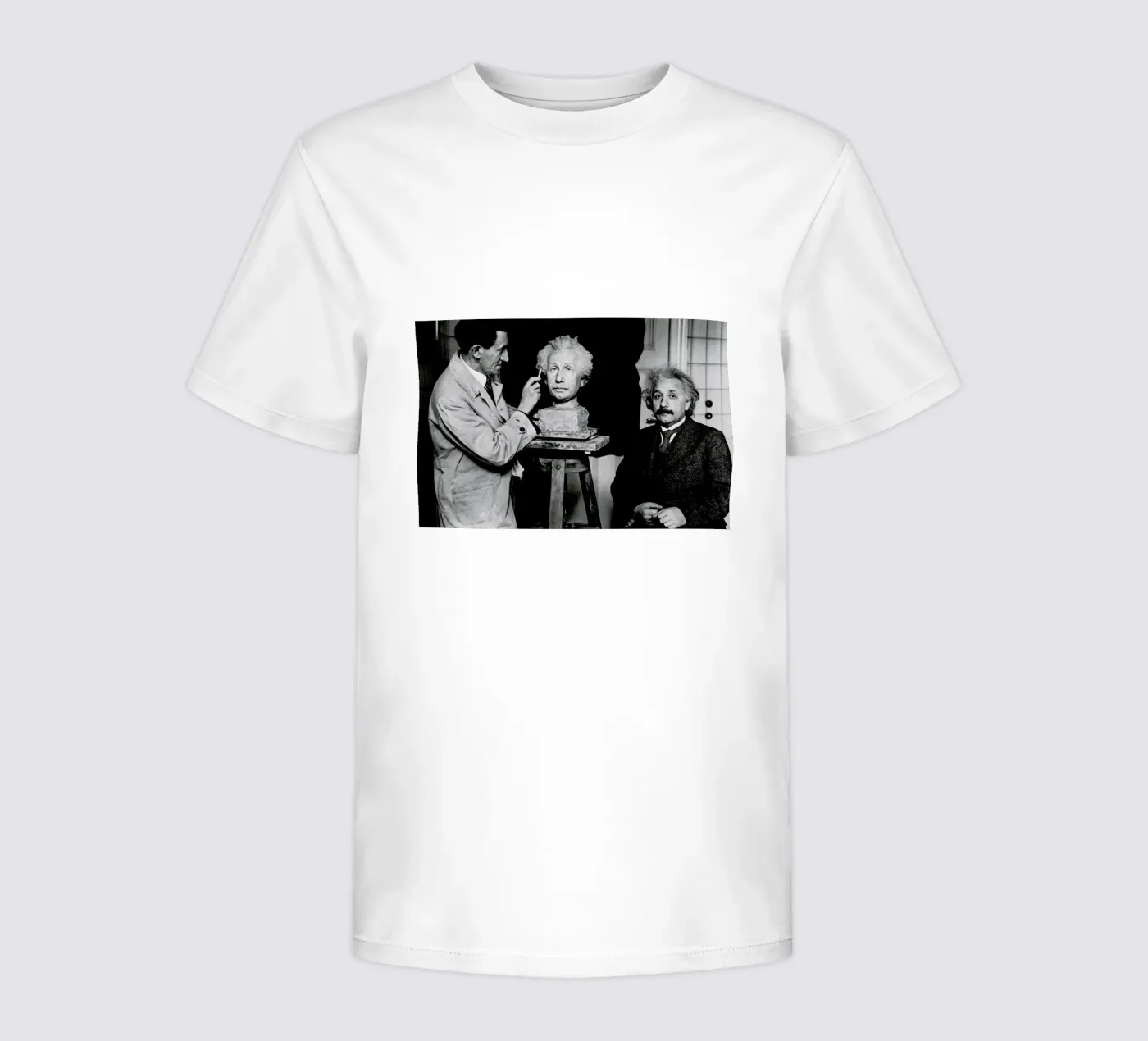 Albert Einstein Portrait kinder t-shirt van Gallery Print and Art Limited