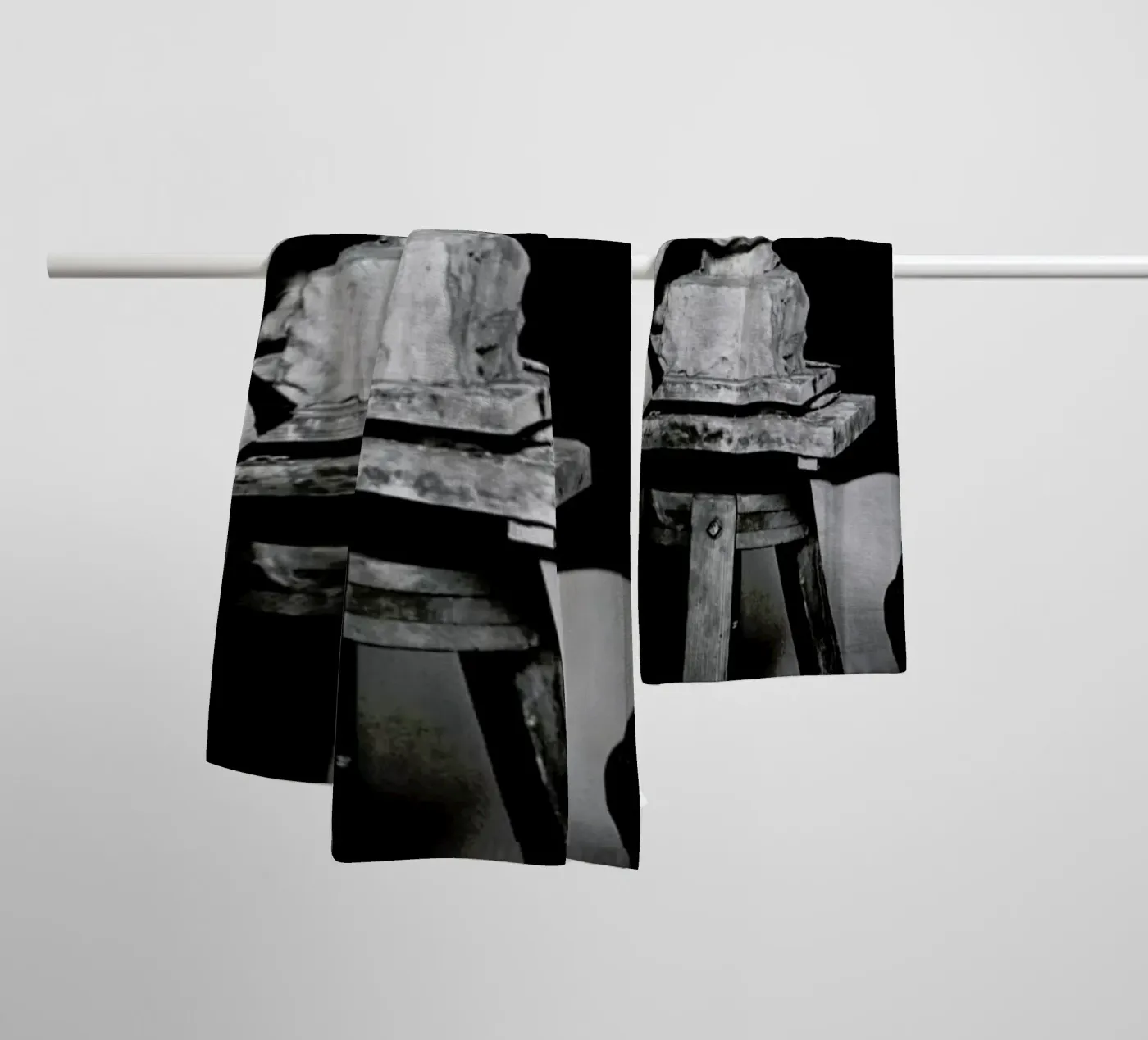 Albert Einstein Portrait towel by Gallery Print and Art Limited