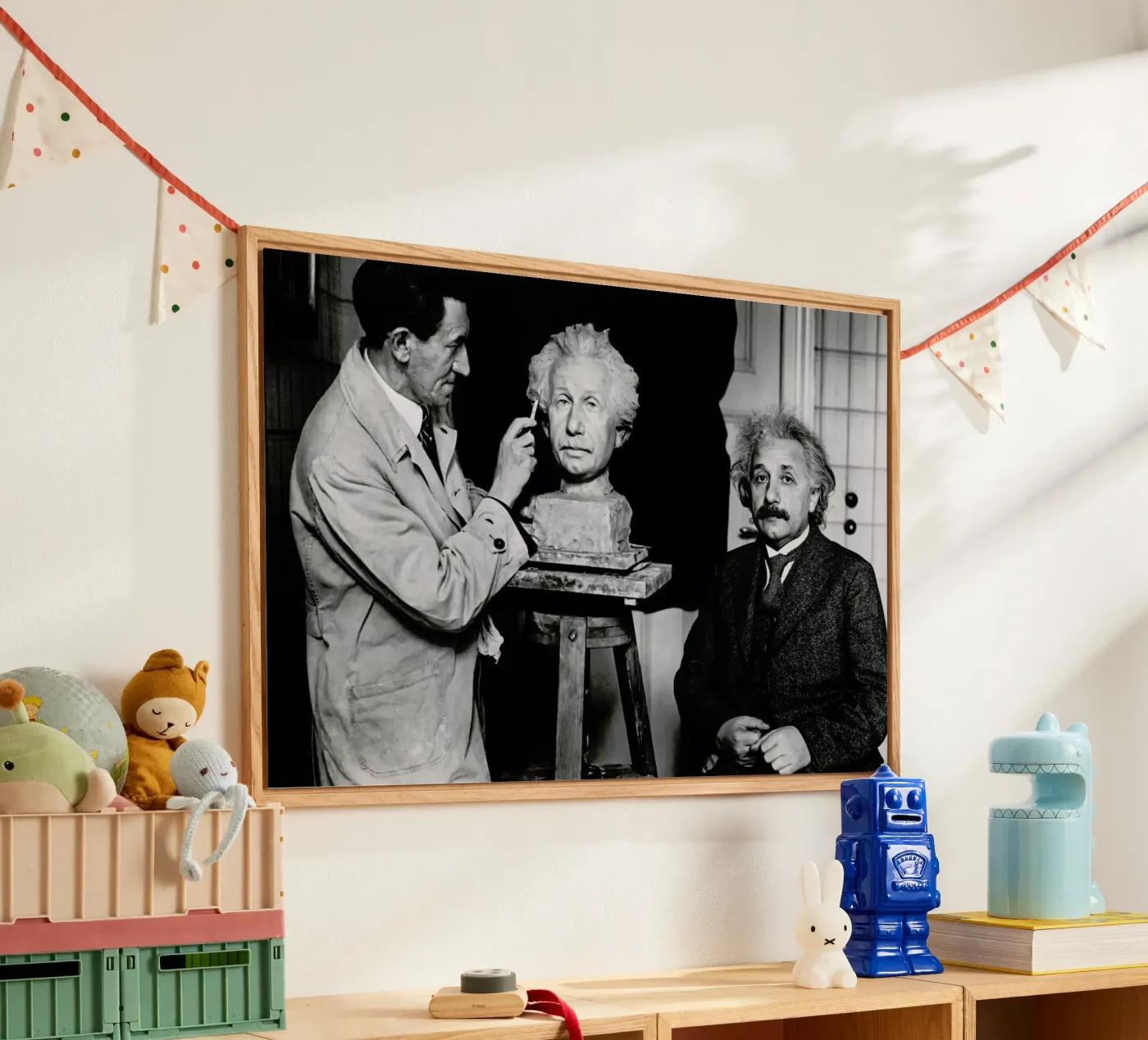 Albert Einstein Portrait plexiglass da Gallery Print and Art Limited