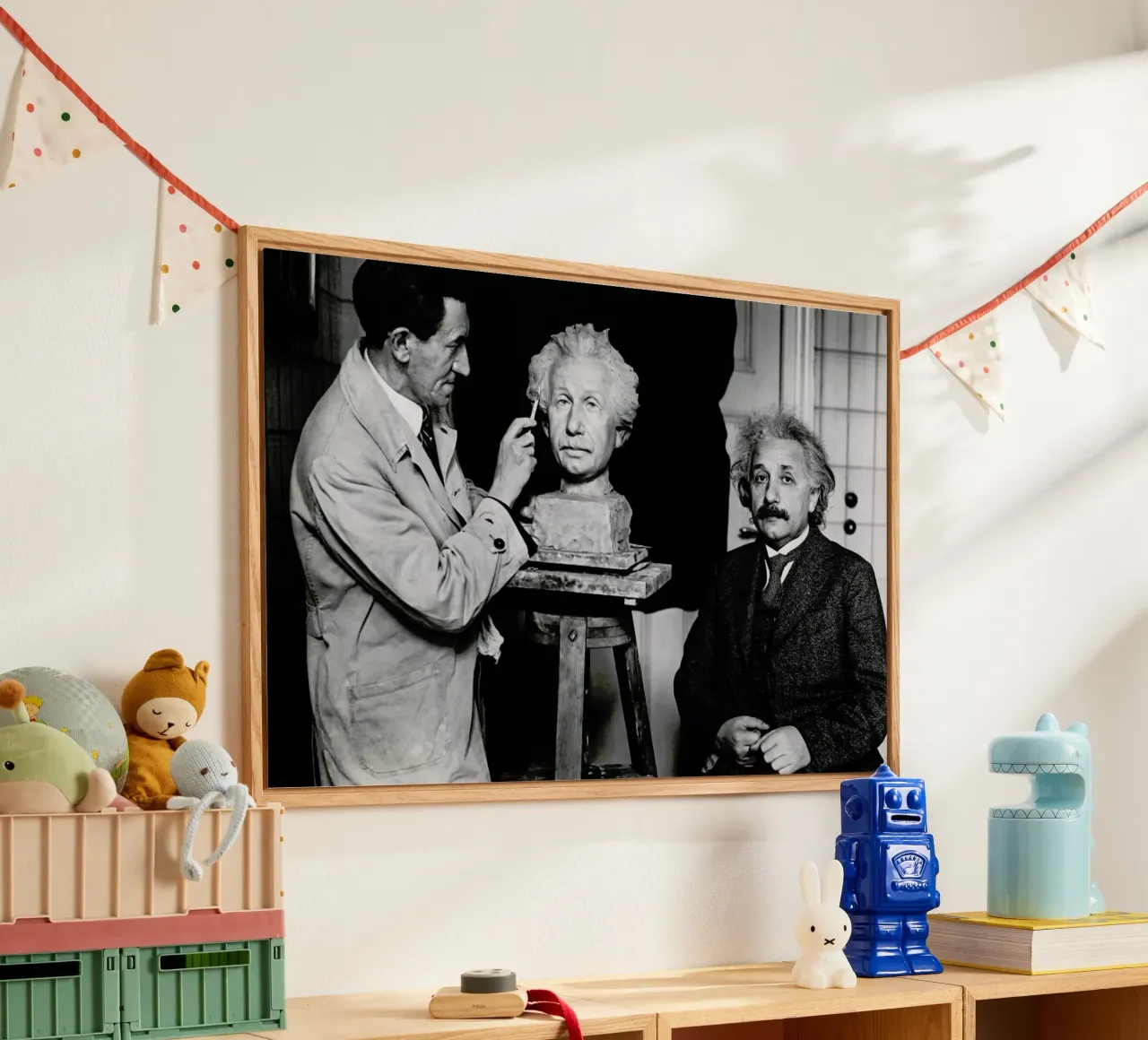 Albert Einstein Portrait plexiglass da Gallery Print and Art Limited