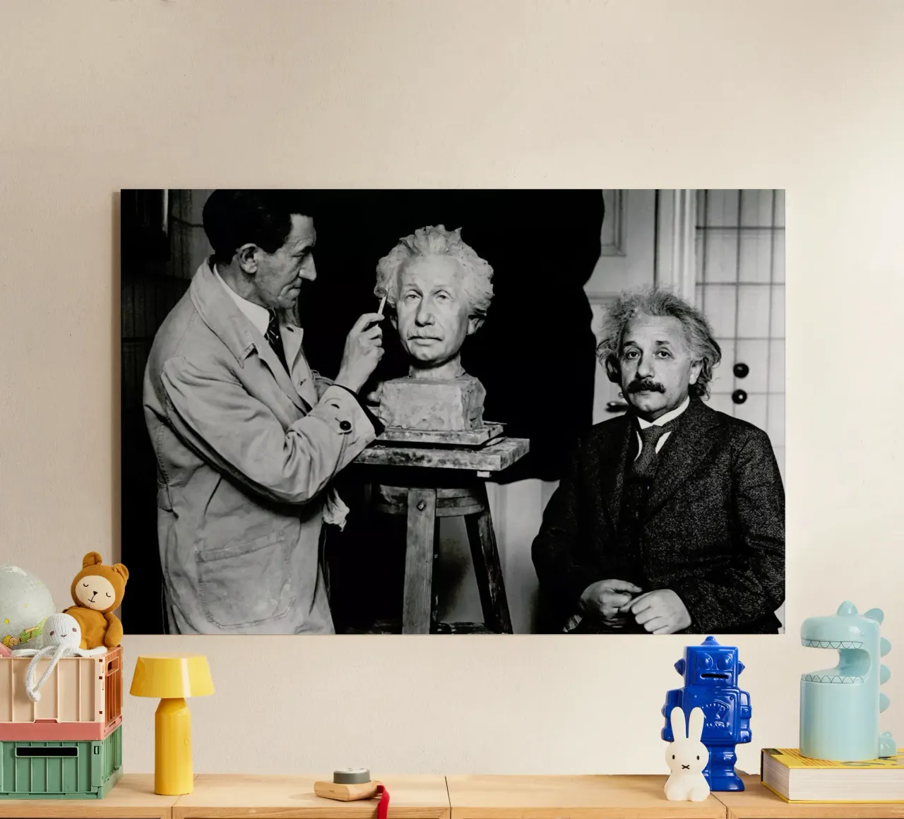 Albert Einstein Portrait plexiglass da Gallery Print and Art Limited