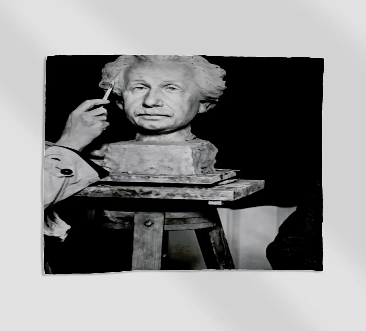 Albert Einstein Portrait telo mare da Gallery Print and Art Limited