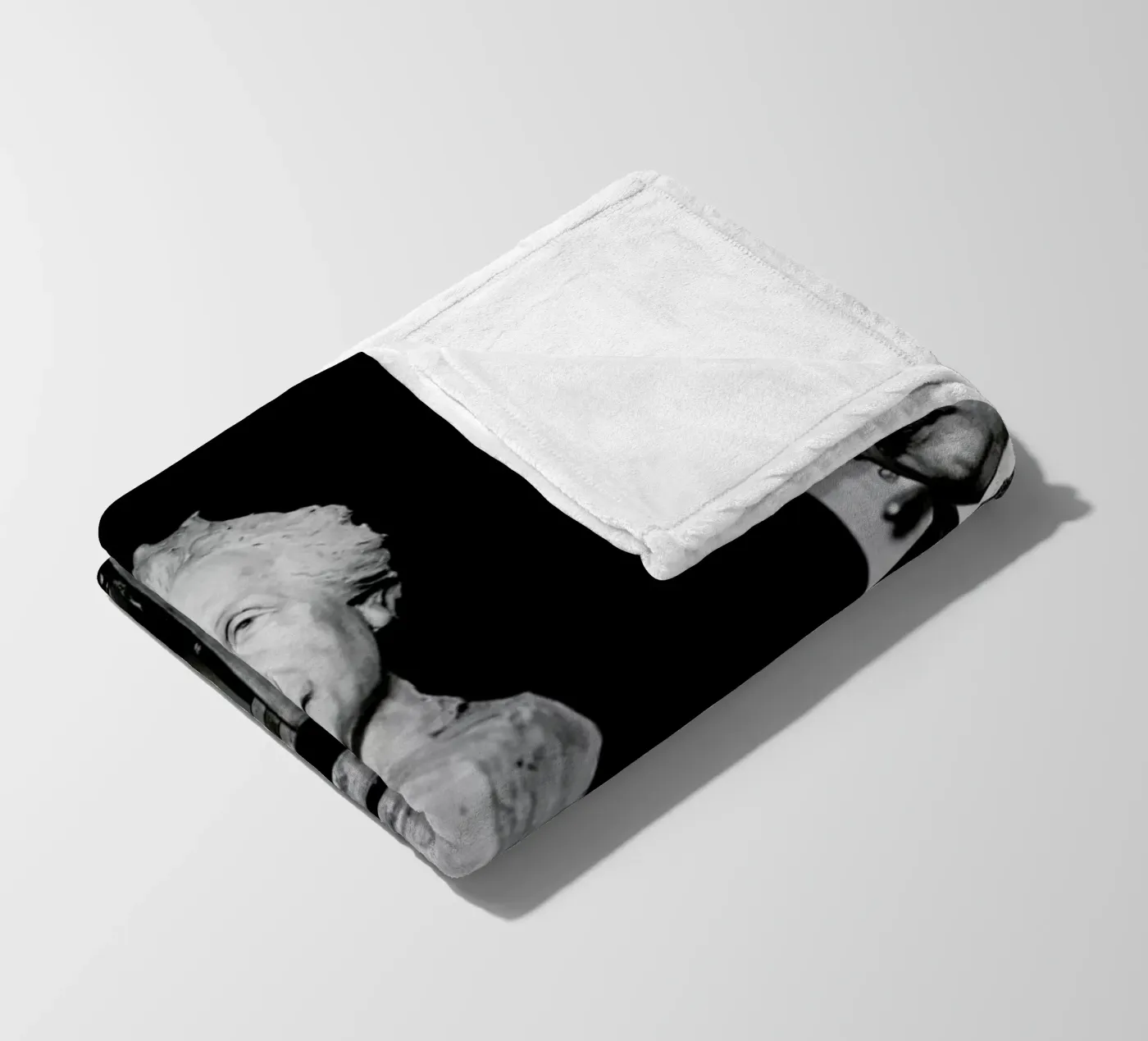 Albert Einstein Portrait Fleecedecke von Gallery Print and Art Limited