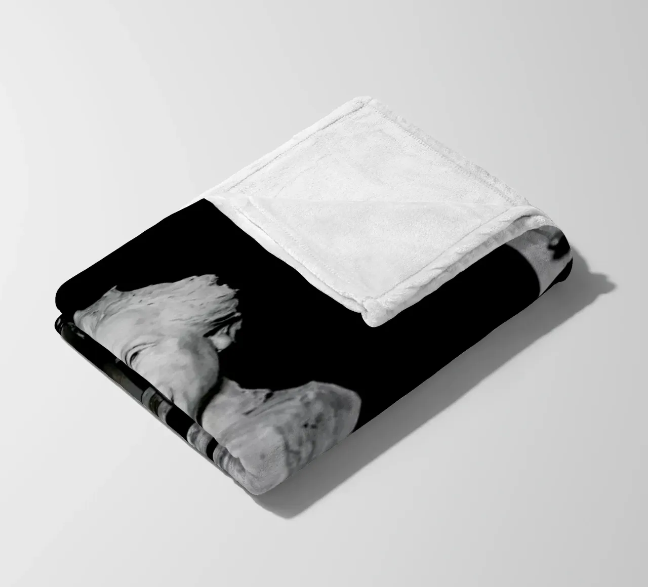 Albert Einstein Portrait fleecedeken van Gallery Print and Art Limited