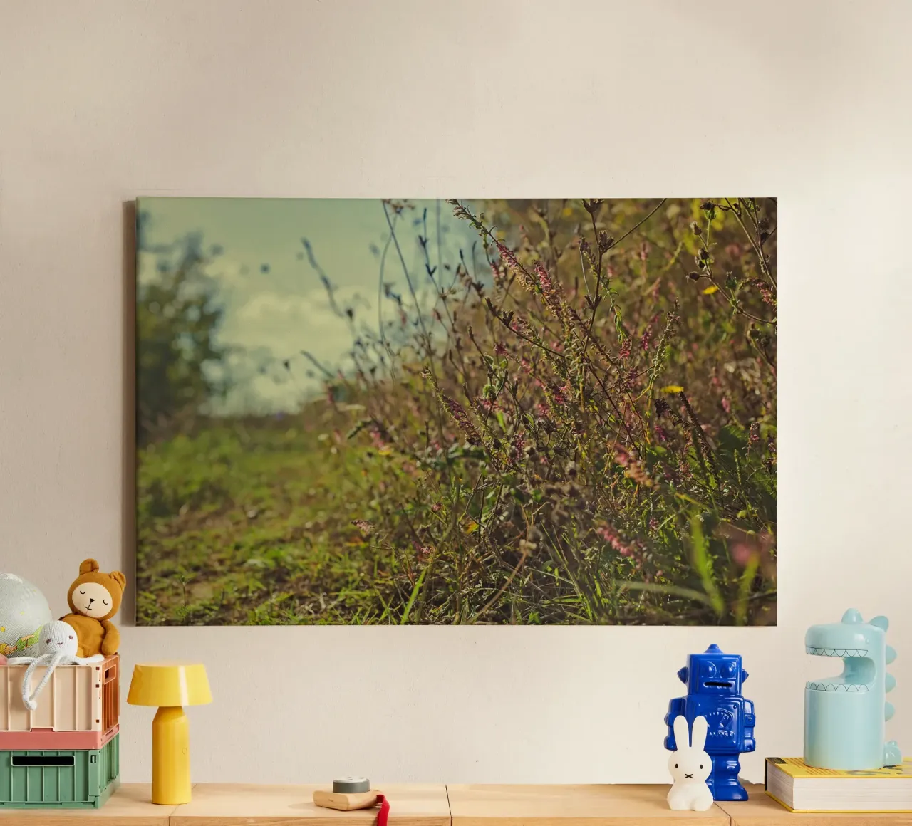 Autunno in Toscana tela con Cornice a cassetta da PhotoVibe Decor