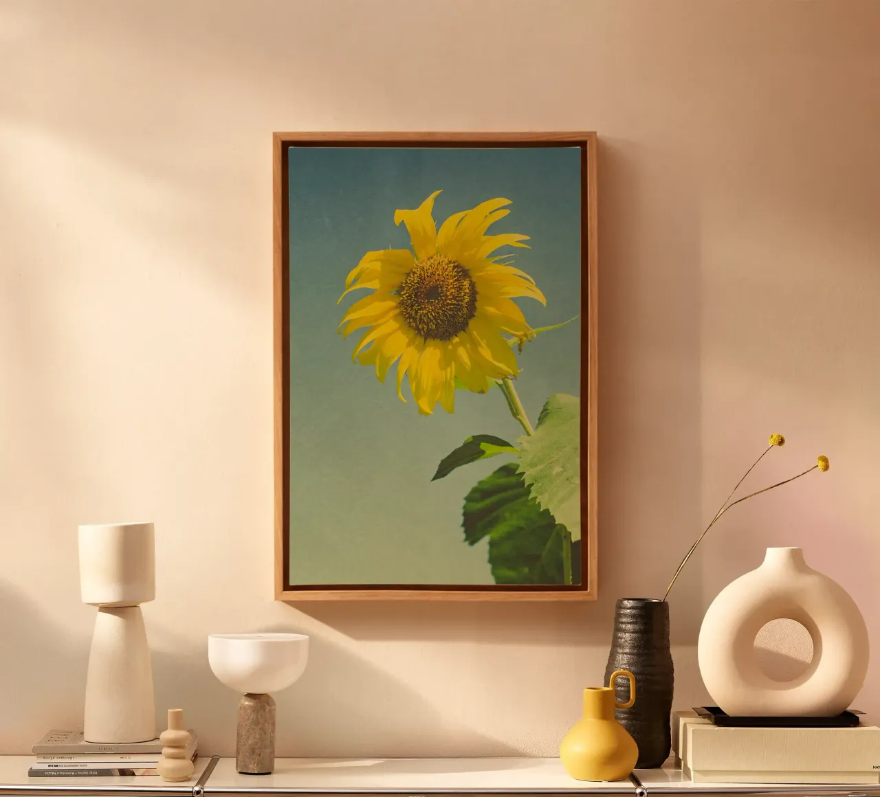 Autunno in Toscana tela con Cornice a cassetta da PhotoVibe Decor