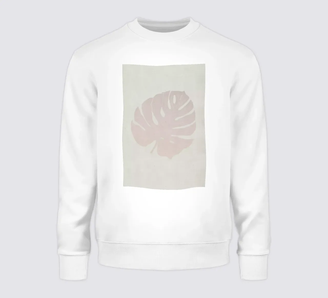 Monstera Rose felpa da Elena Veronese