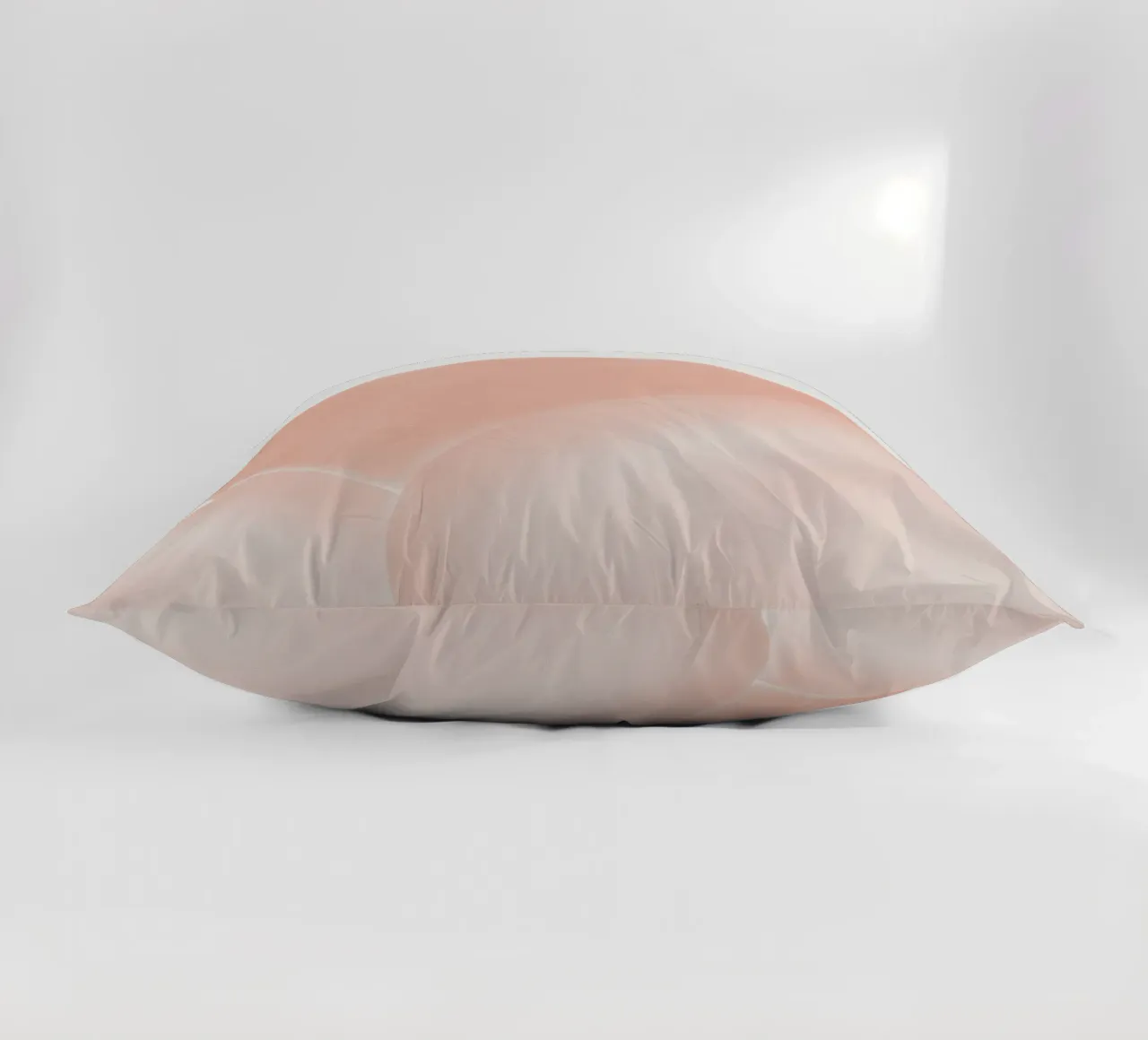 Pinks overlap decorative cushion by Little Dean