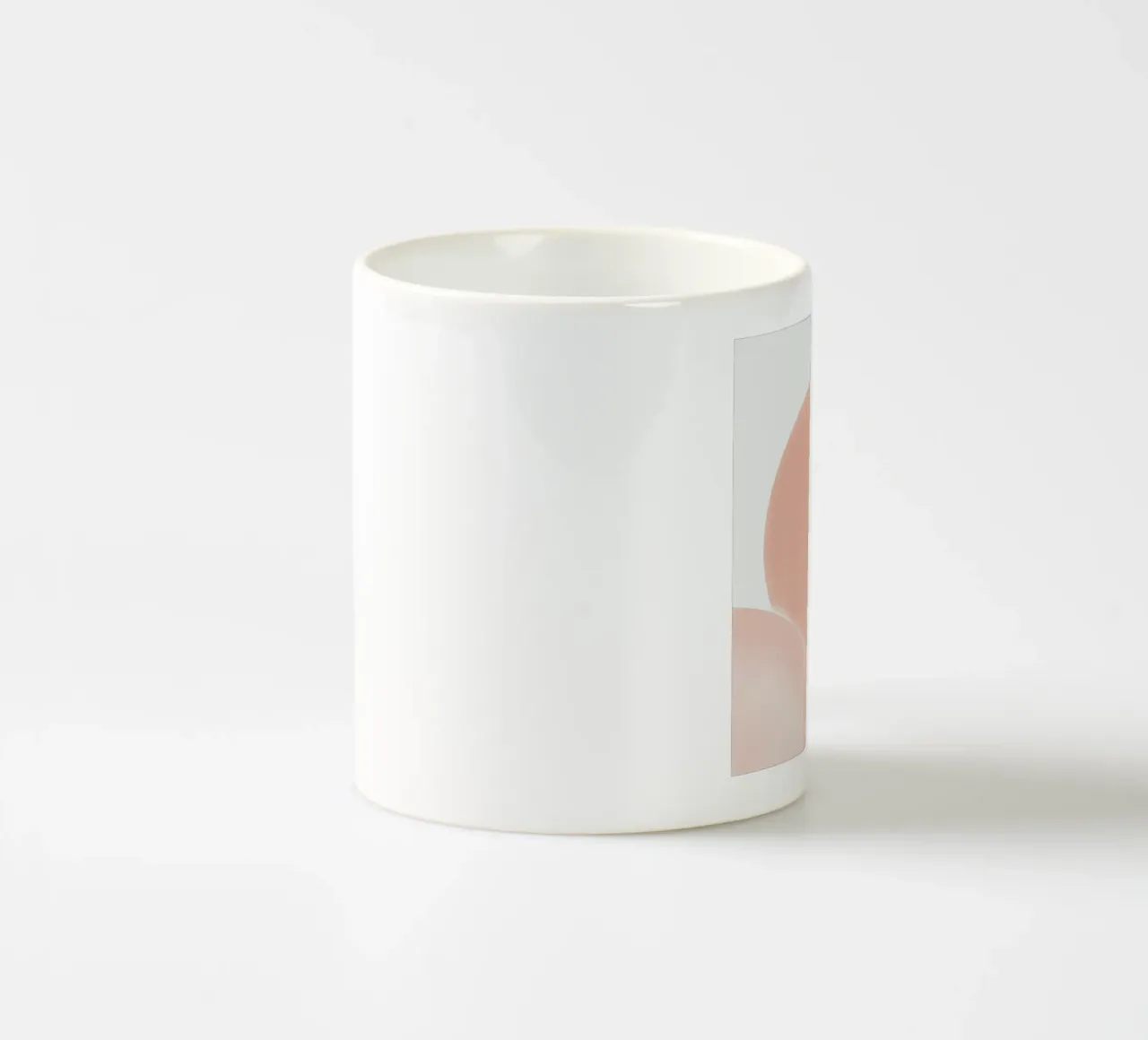 I rosa si sovrappongono tazza in ceramica da Little Dean