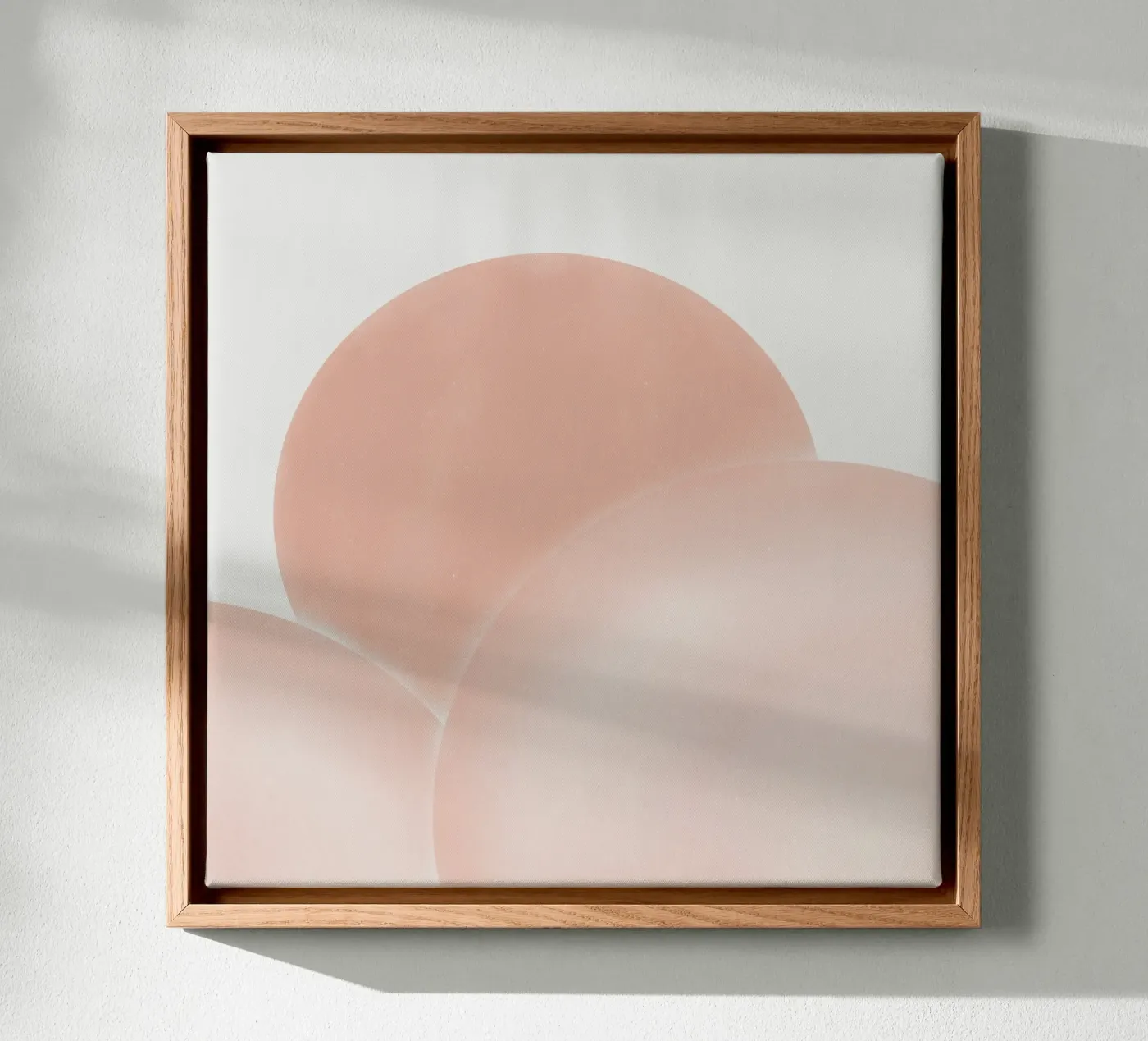 Pinks overlap canvas by Little Dean