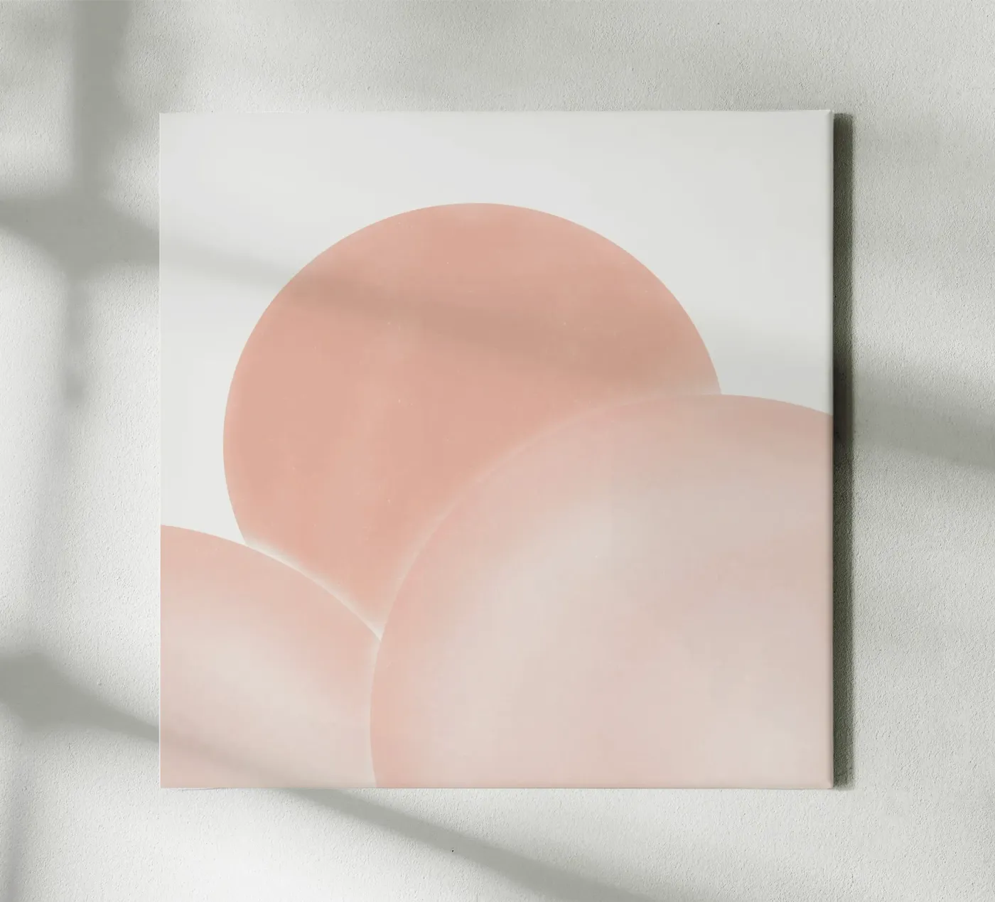Pinks overlap canvas by Little Dean