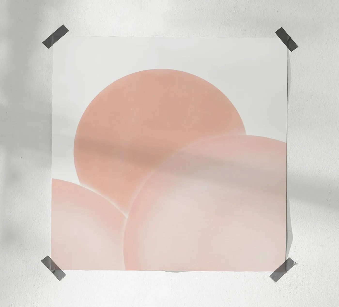 Pinks overlap poster da Little Dean