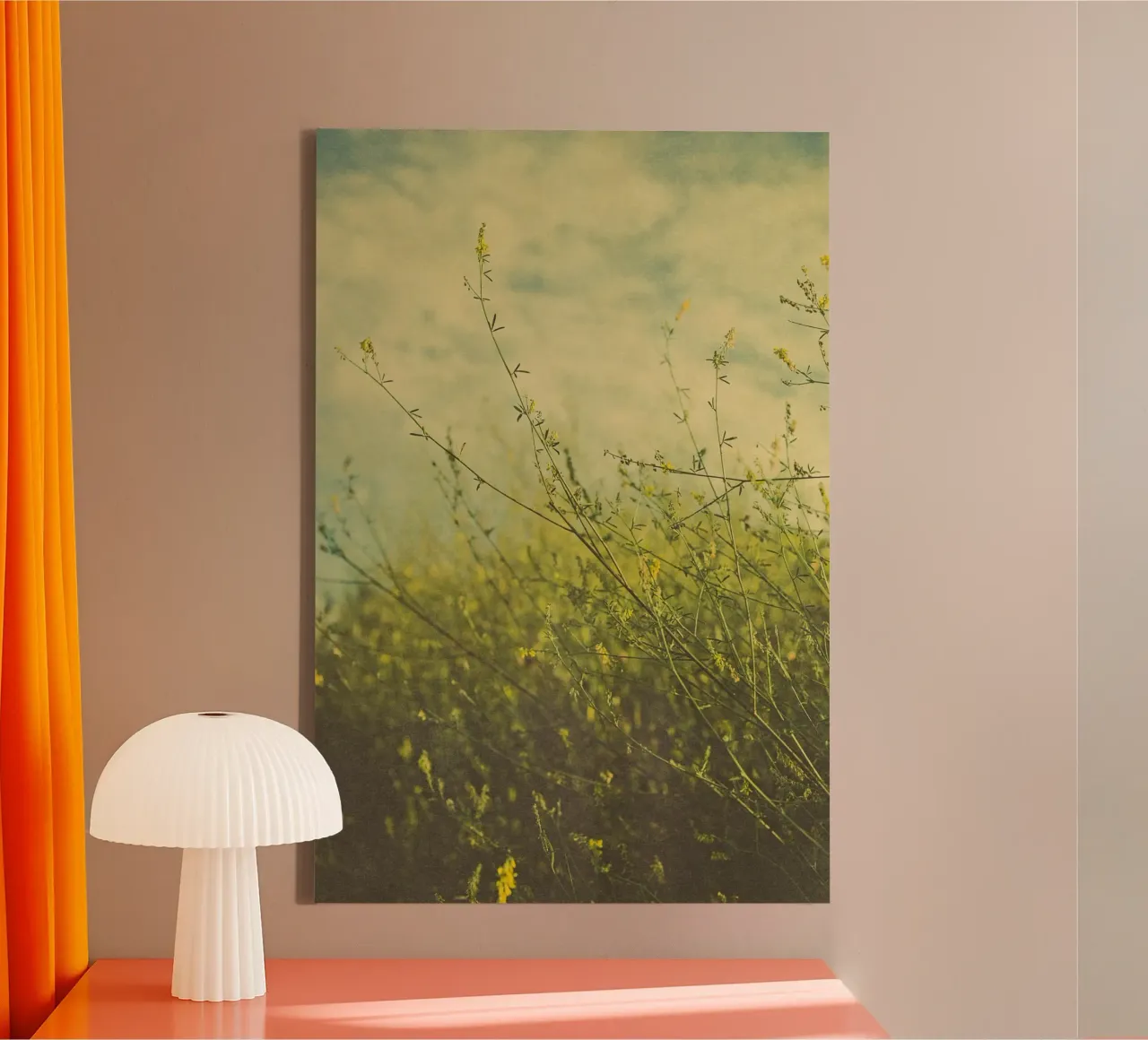 Autunno in Toscana tela con Cornice a cassetta da PhotoVibe Decor