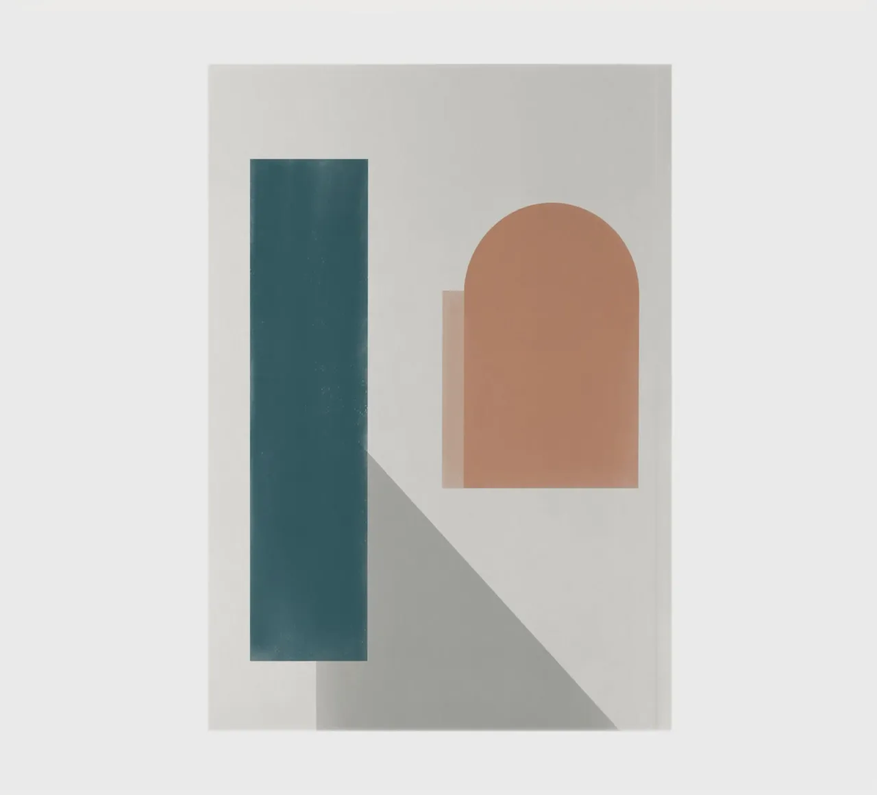 Geometric architecture arrangement notebook by Little Dean
