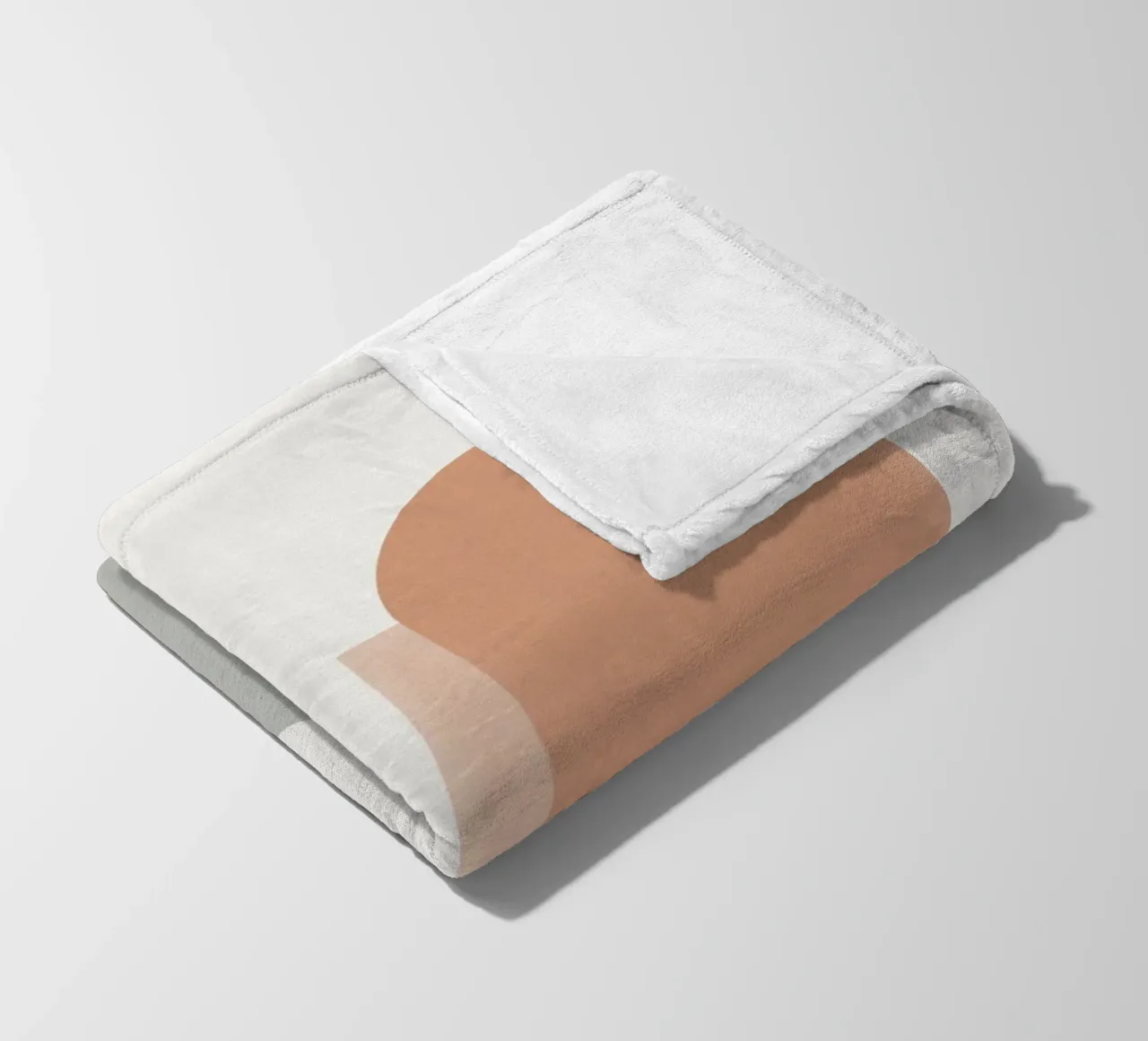 Geometric architecture arrangement fleece blanket by Little Dean