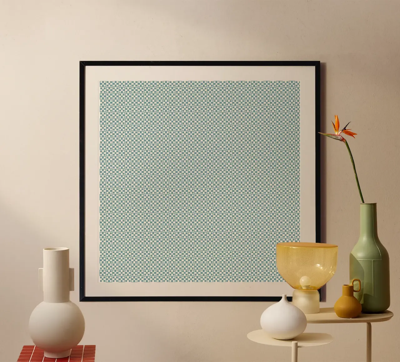 5 Checkers hahnemühle by Little Dean