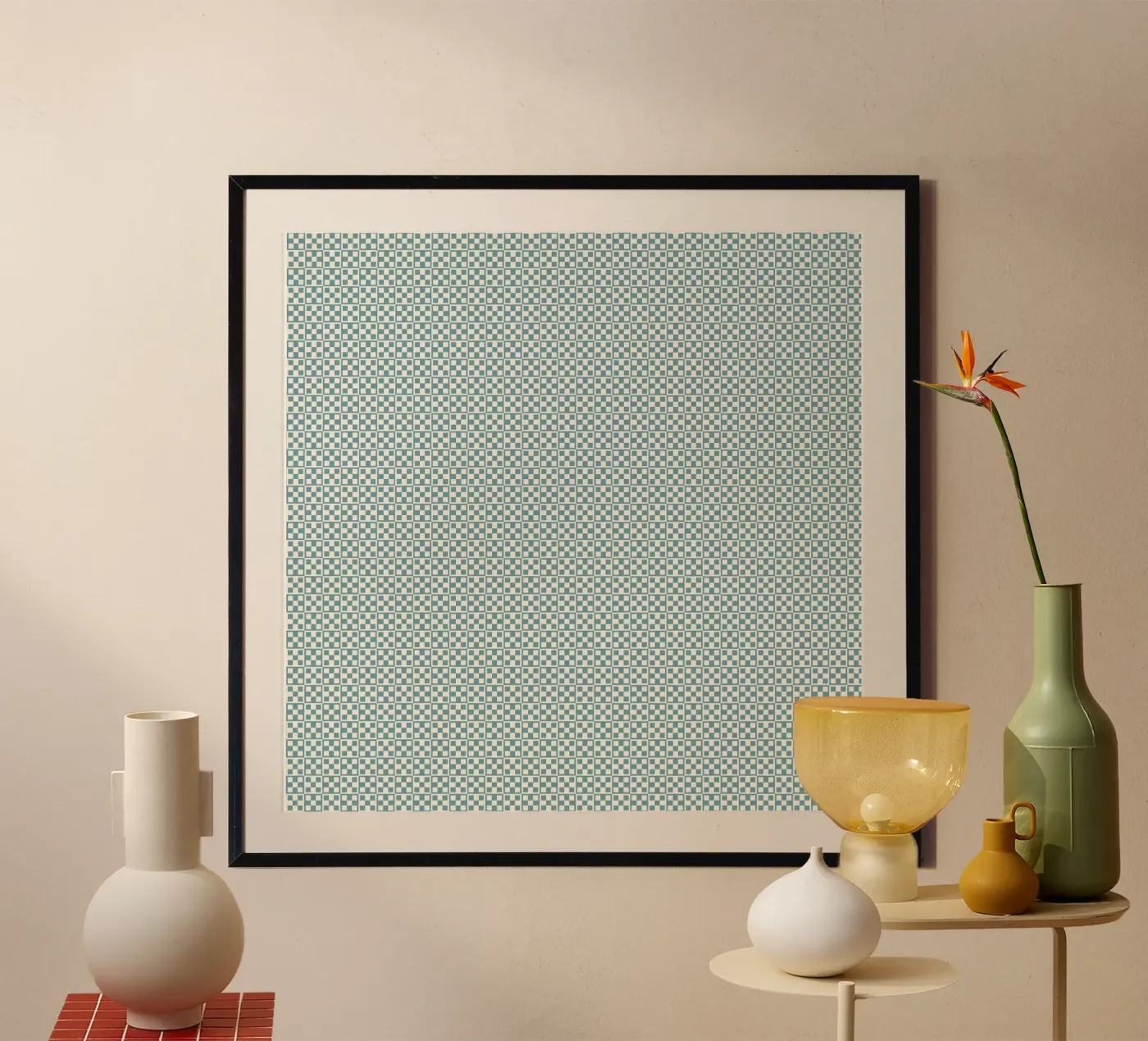 5 Checkers poster by Little Dean