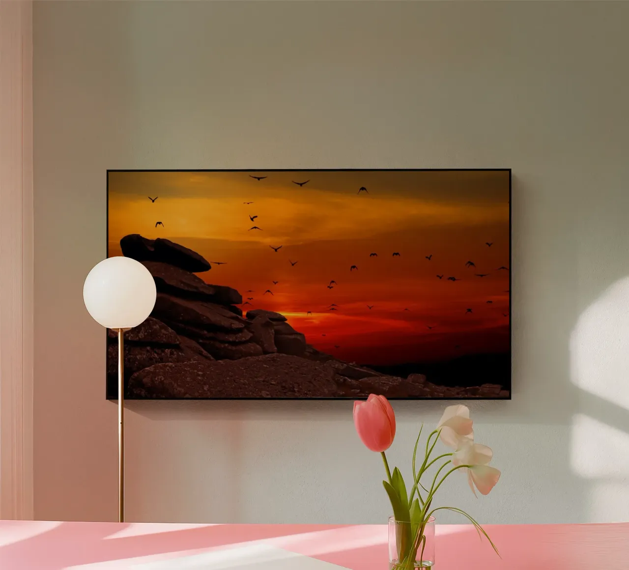 Paesaggio della spiaggia plexiglass da PhotoVibe Decor