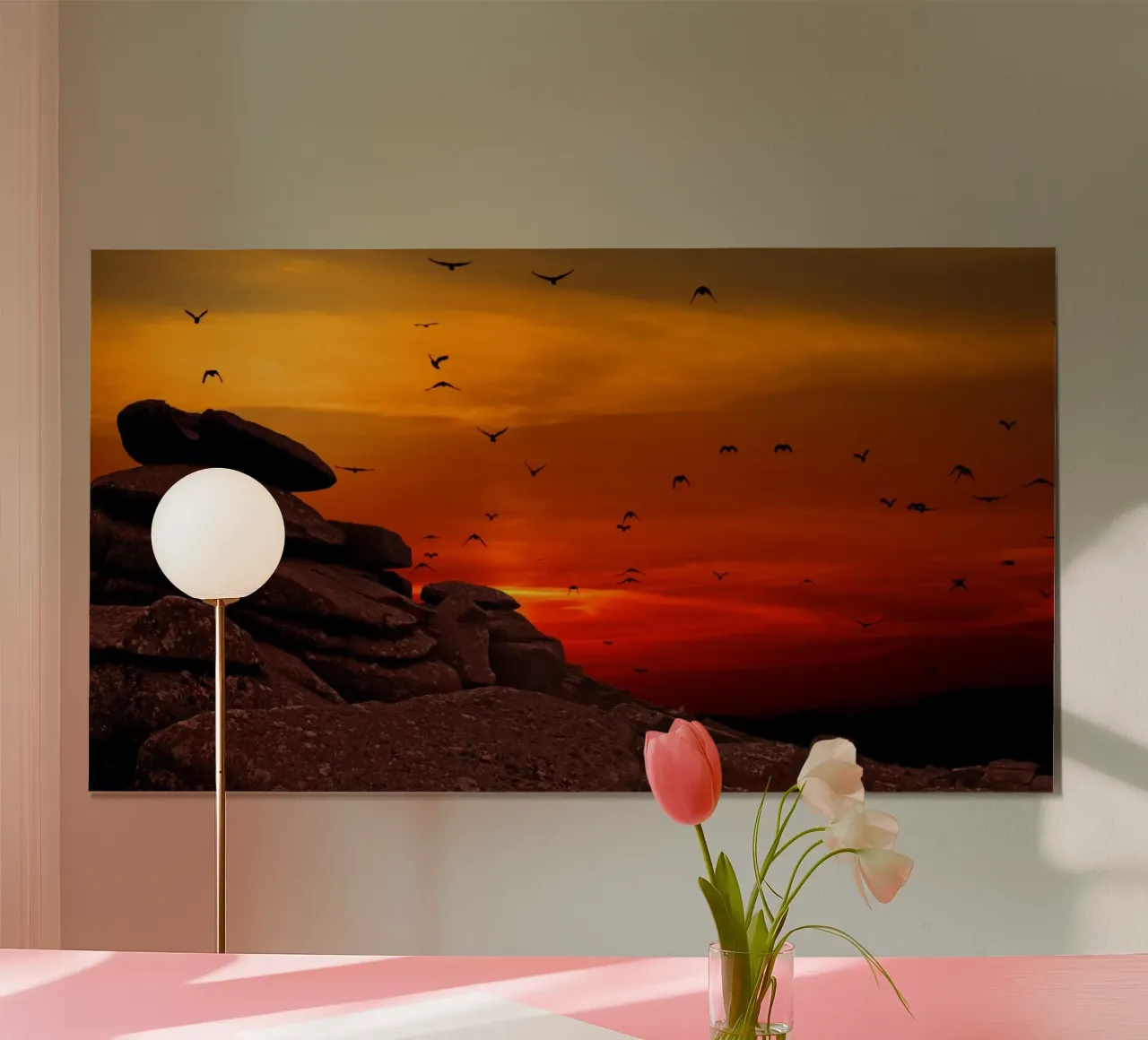 Paesaggio della spiaggia poster da PhotoVibe Decor