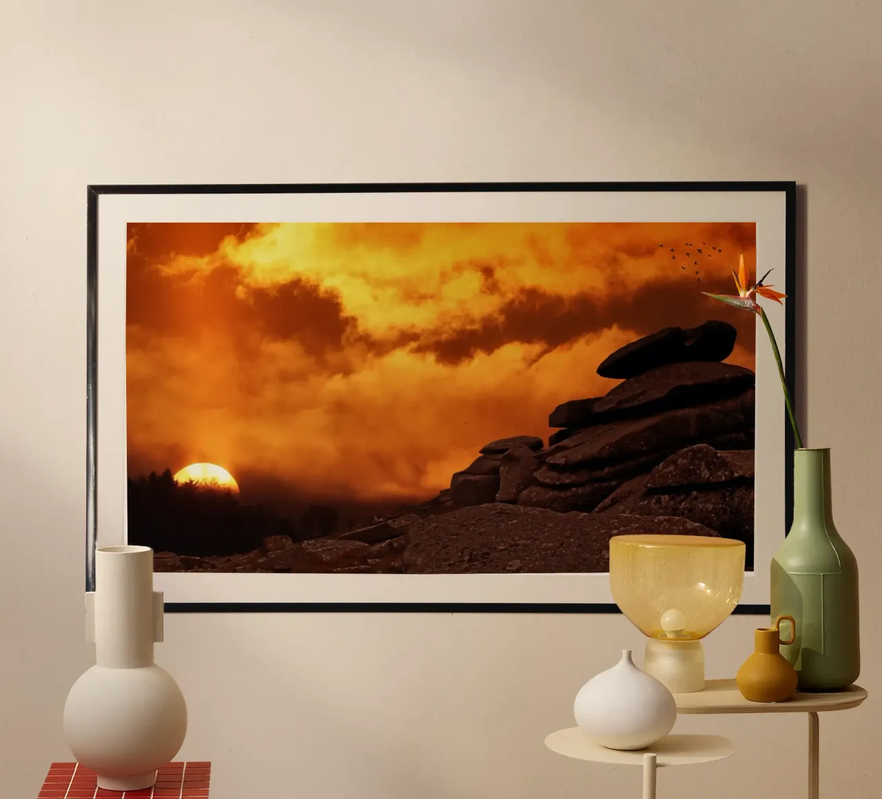 Paesaggio della spiaggia poster da PhotoVibe Decor