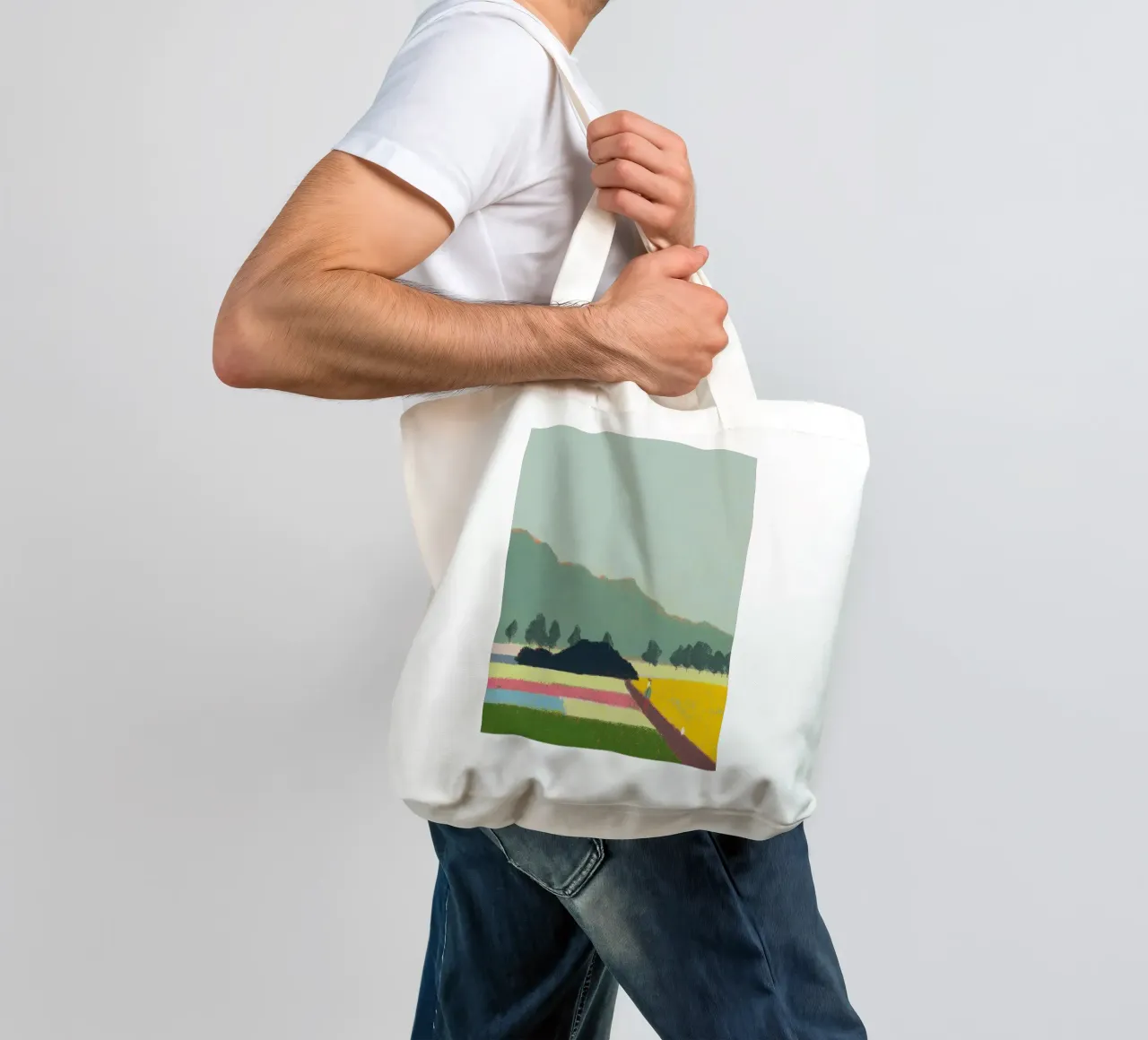 Paese parte 2 borsa in juta da Little Dean