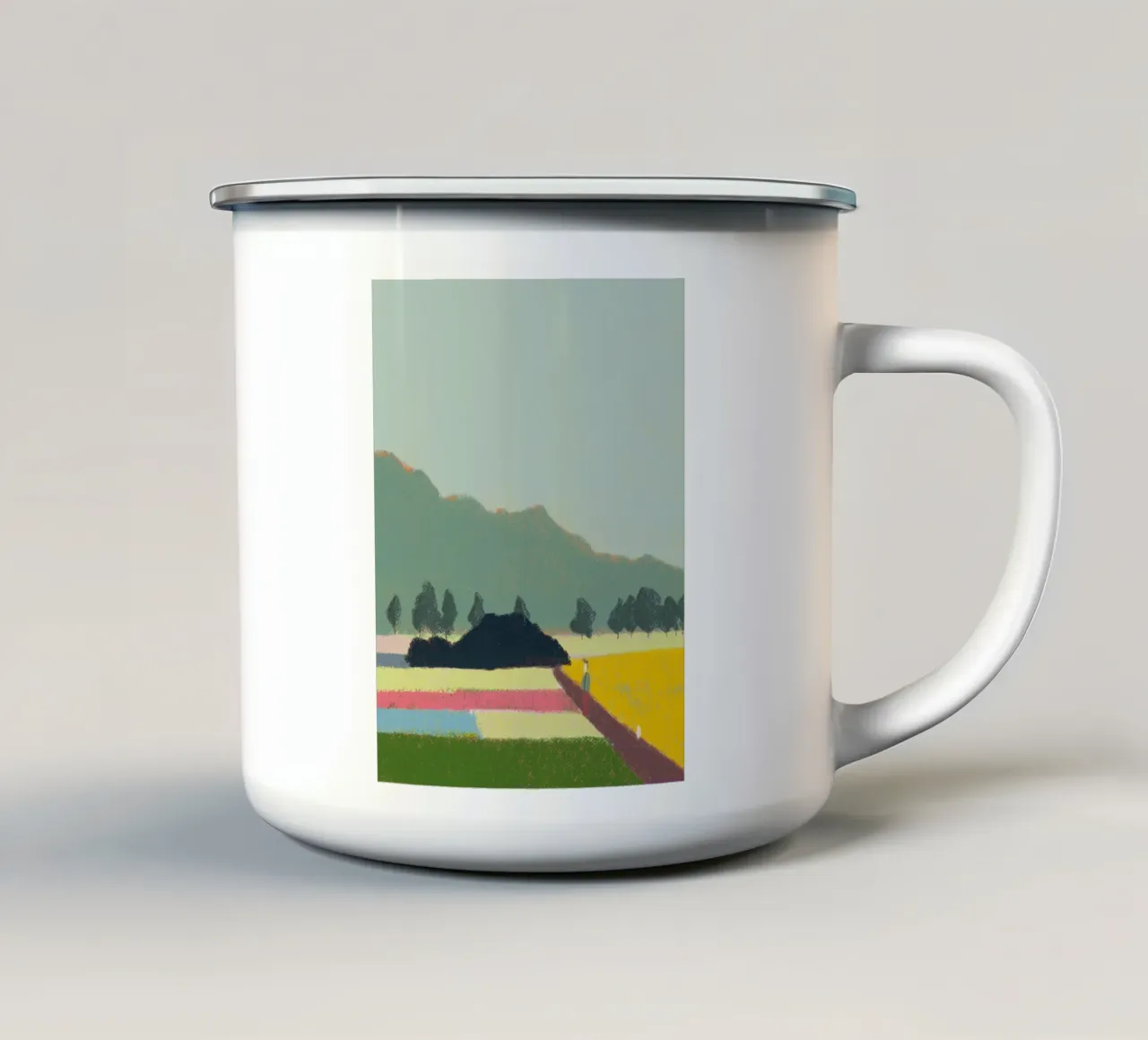 Paese parte 2 tazza in smalto da Little Dean