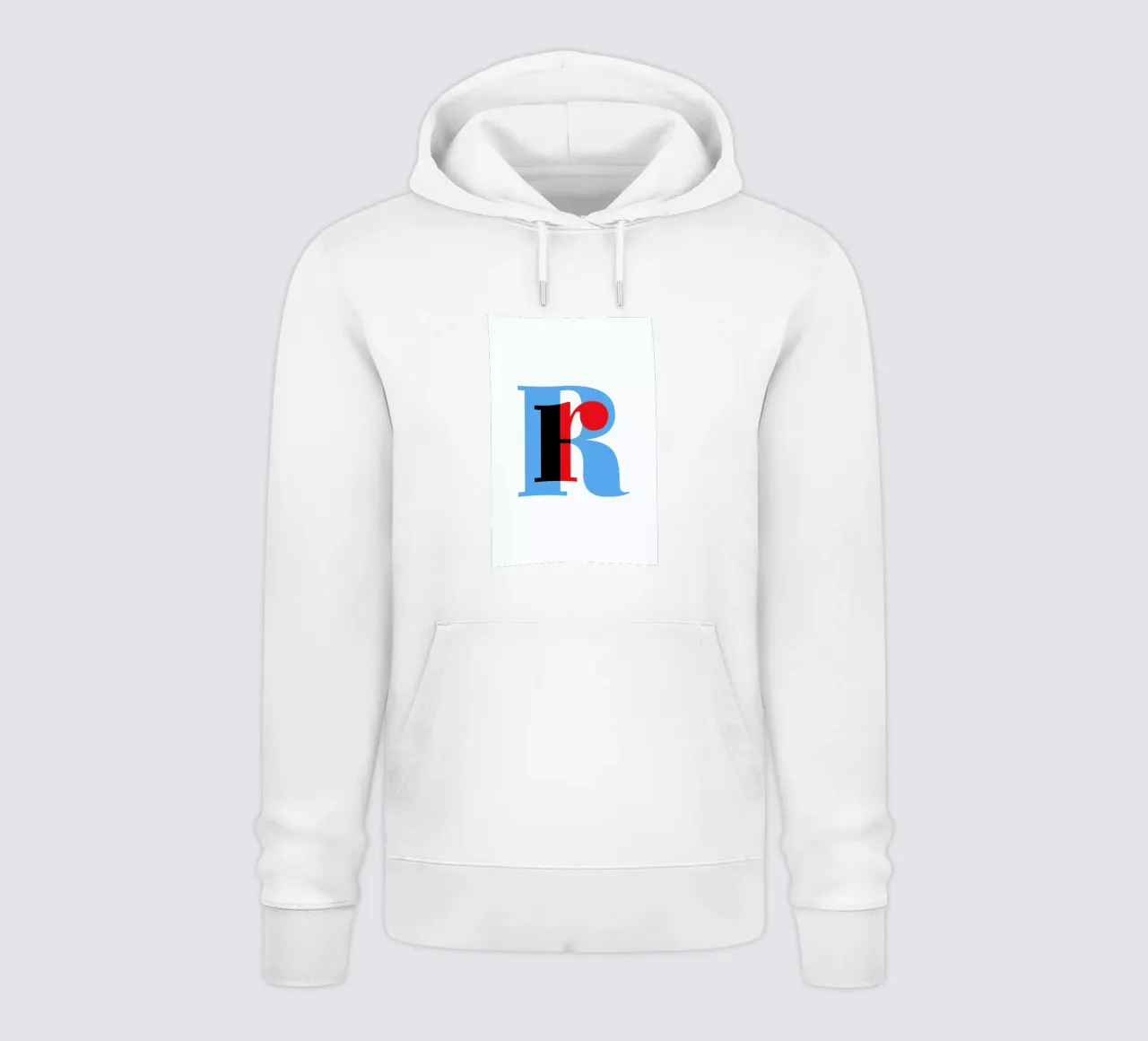 Cyan/Red R felpa con cappuccio da Studio One