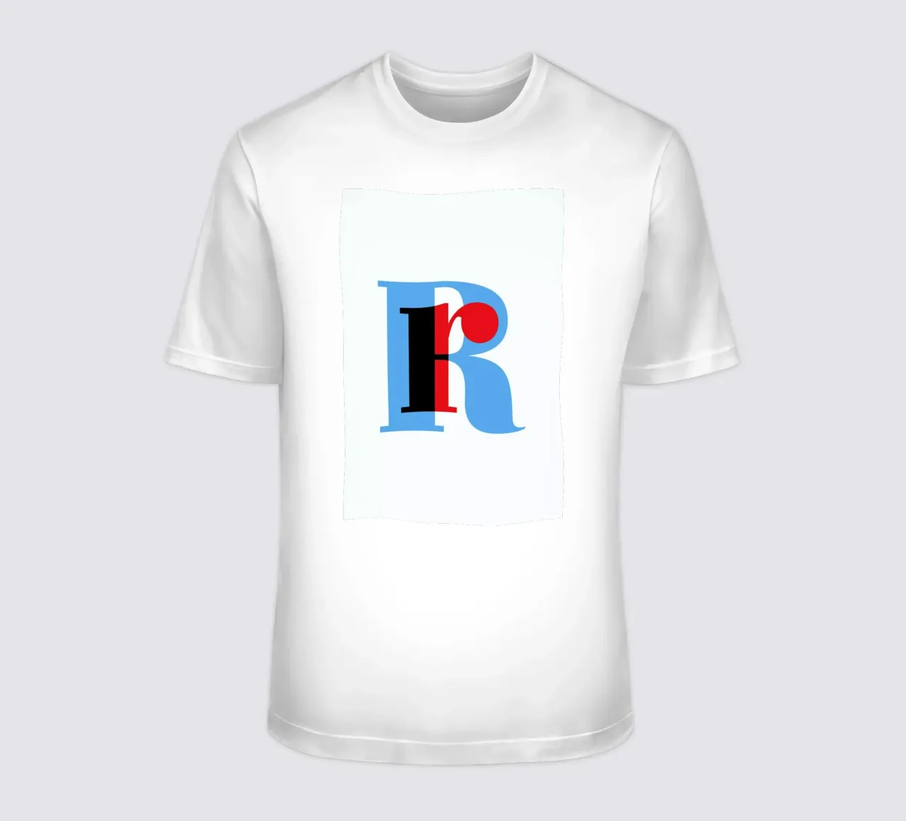 Cyan/Red R t-shirt da Studio One