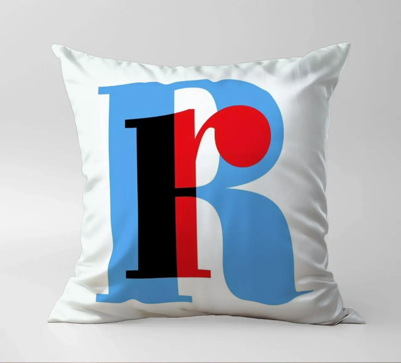 Cyan/Red R cuscino da Studio One