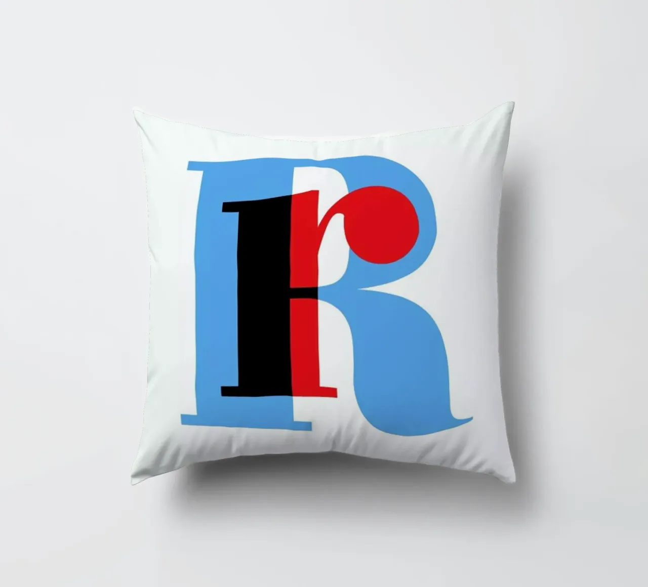 Cyan/Red R cuscino da Studio One