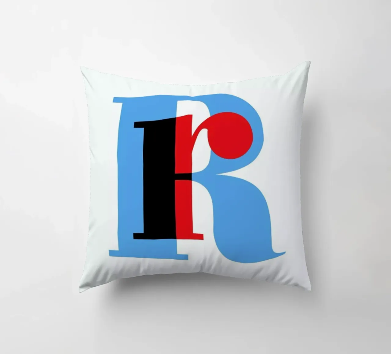 Cyan/Red R cuscino da Studio One