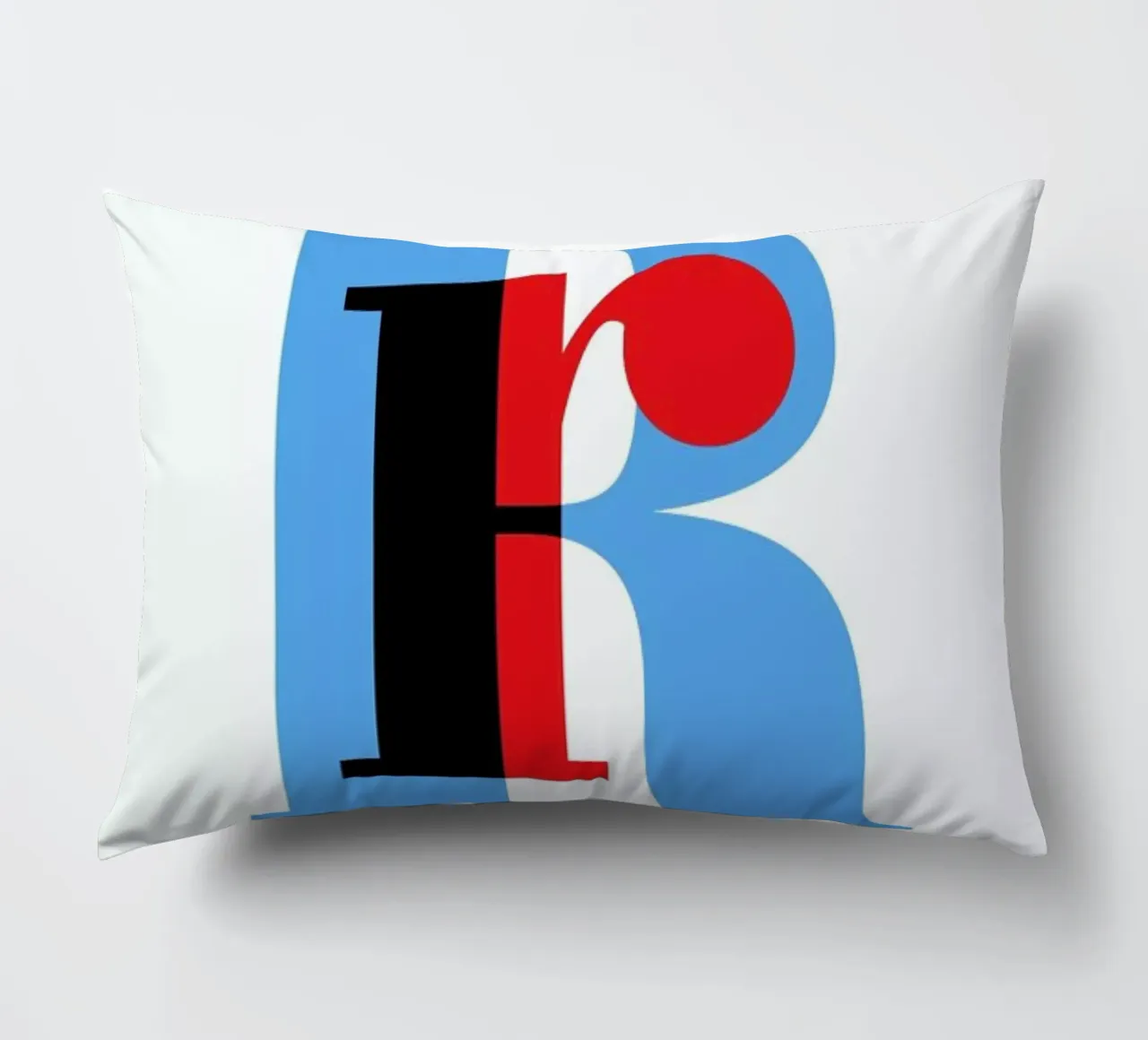 Cyan/Red R cuscino da Studio One