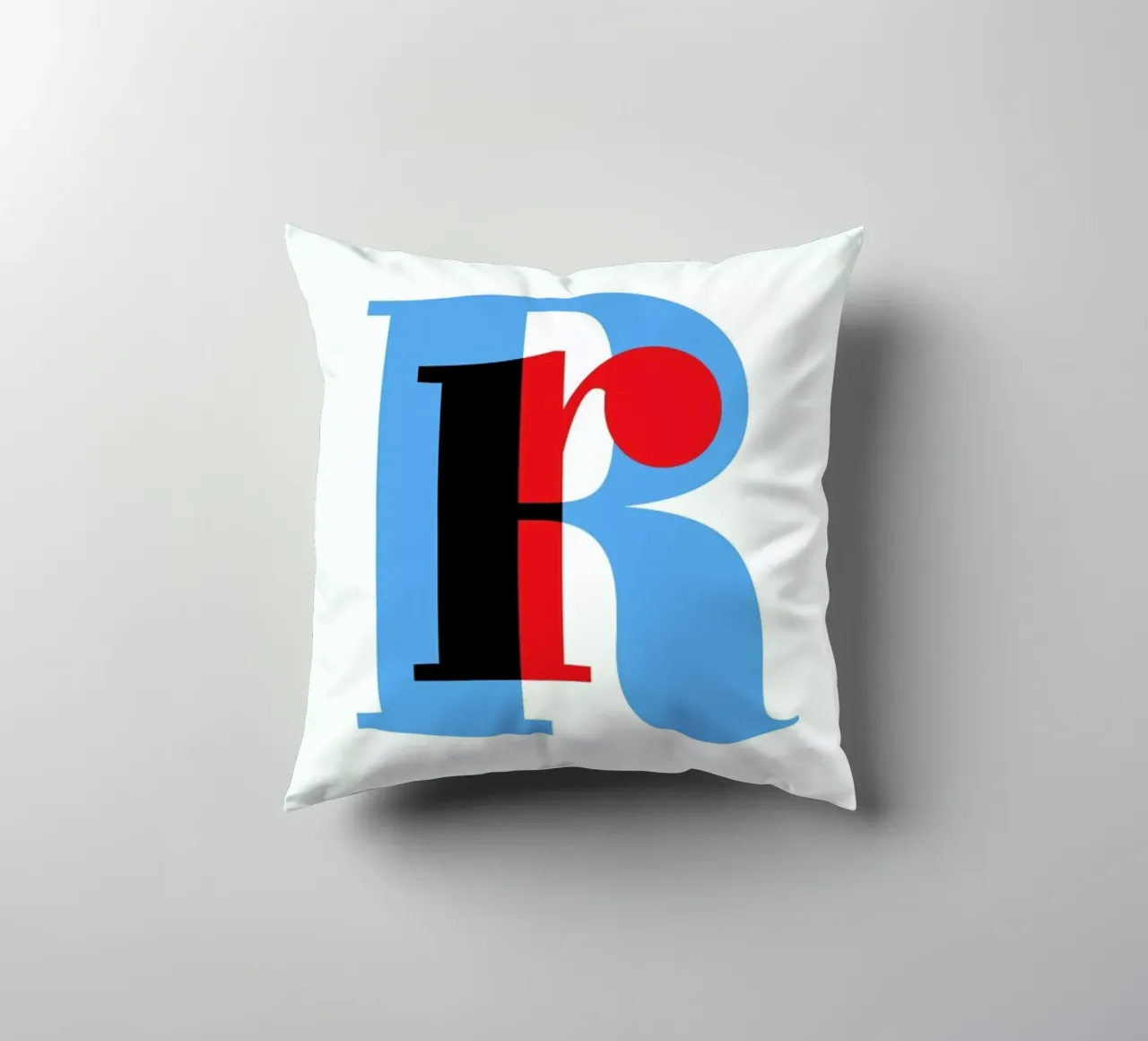 Cyan/Red R cuscino da Studio One