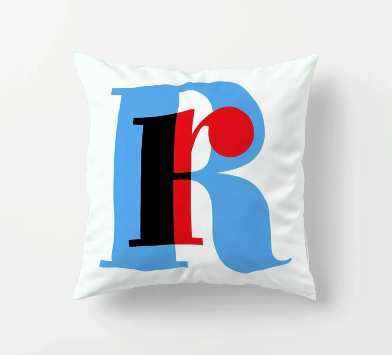 Cyan/Red R cuscino da Studio One