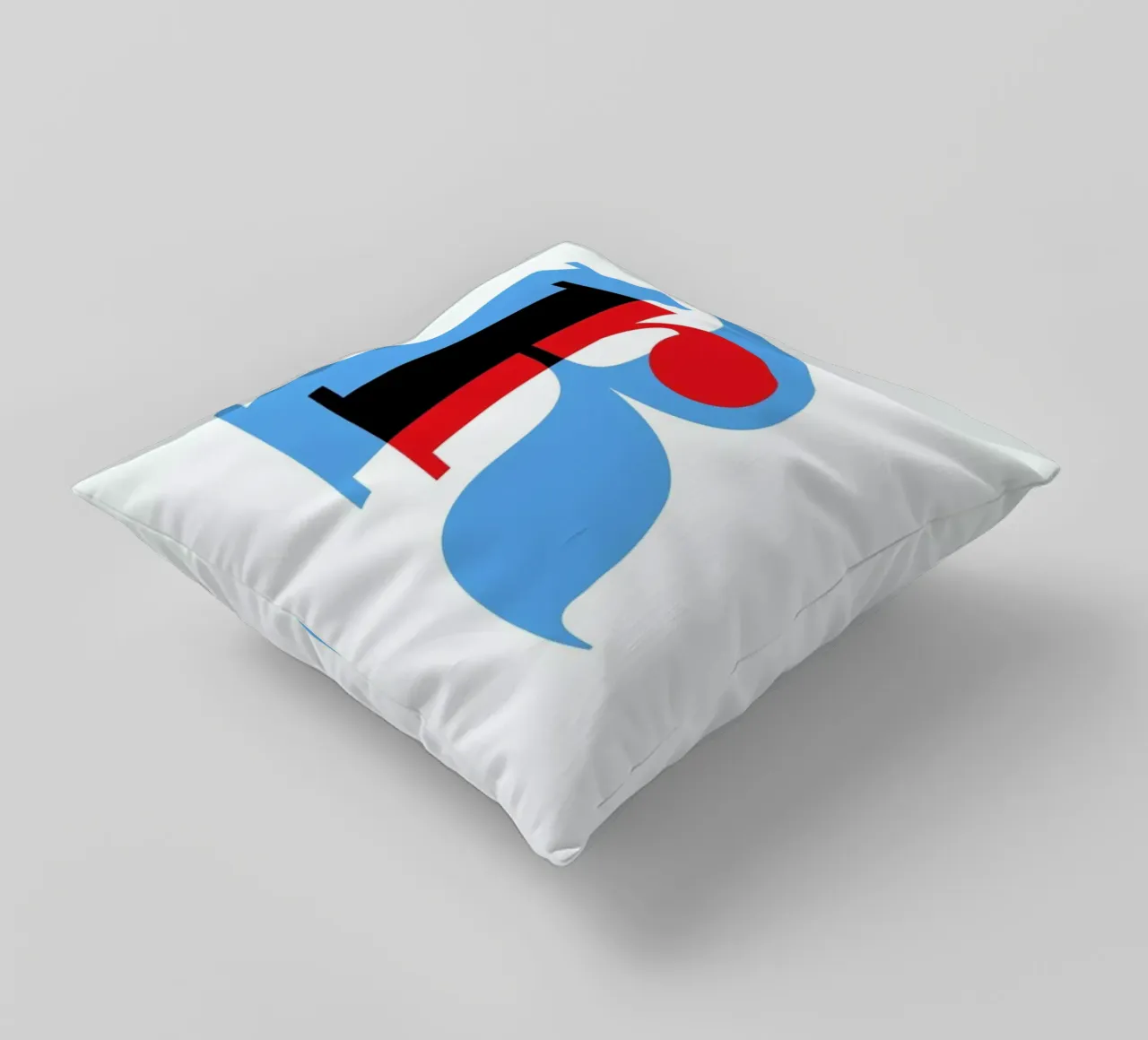 Cyan/Red R cuscino da Studio One