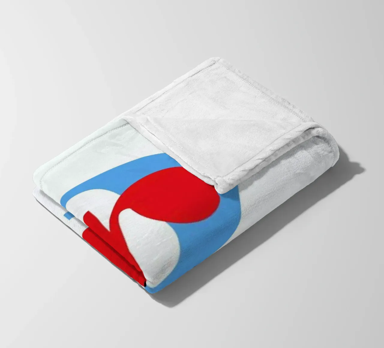 Cyan/Red R coperta in pile da Studio One