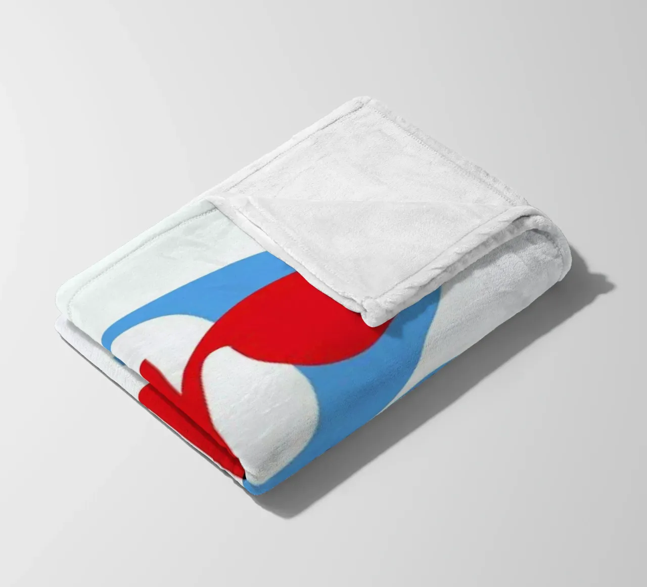 Cyan/Red R coperta in pile da Studio One