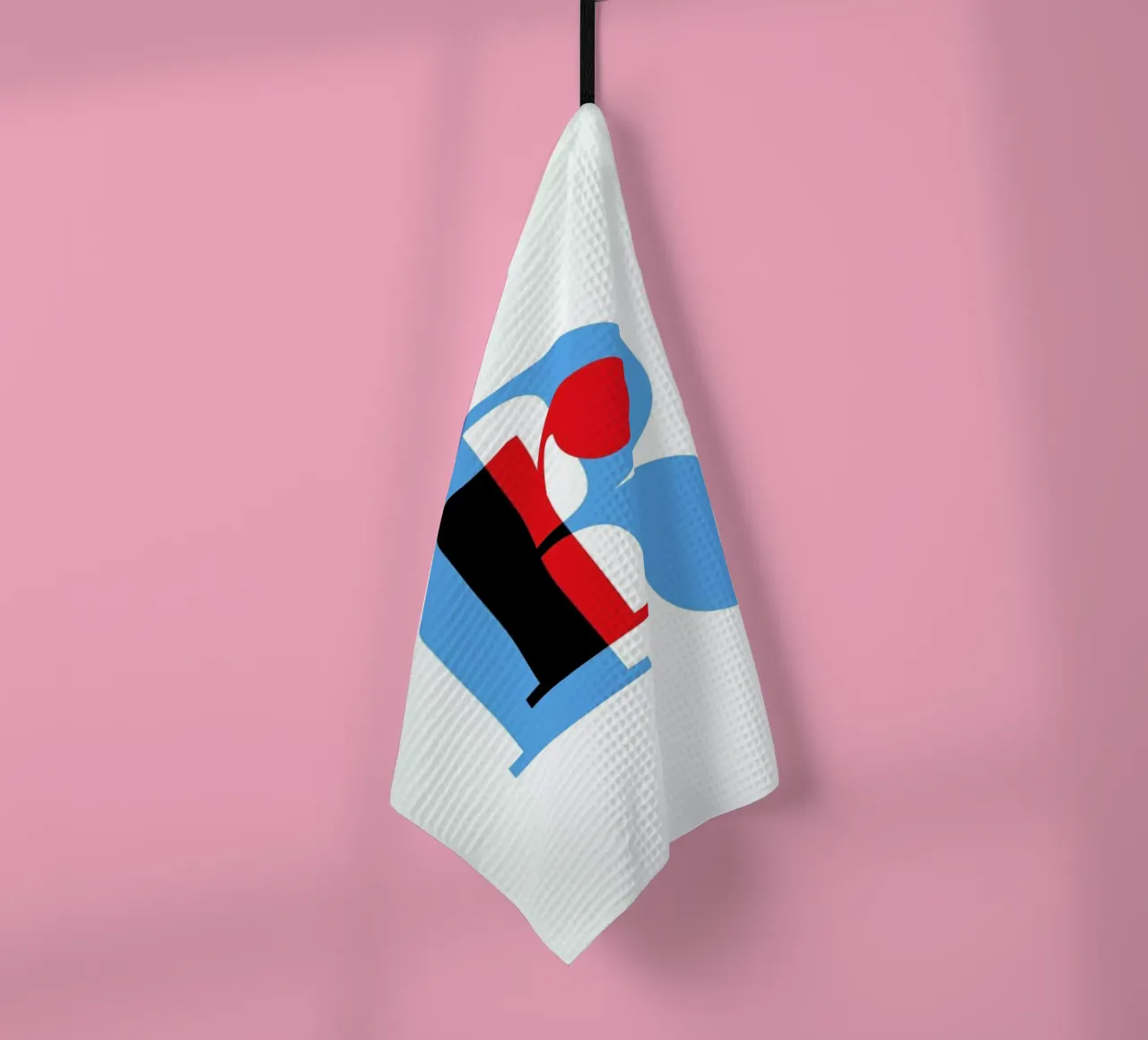 Cyan/Red R canovaccio da cucina da Studio One