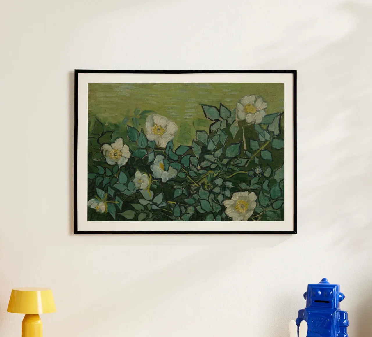 Vincent Van Gogh - Rose selvatiche poster da Timeless Artworks