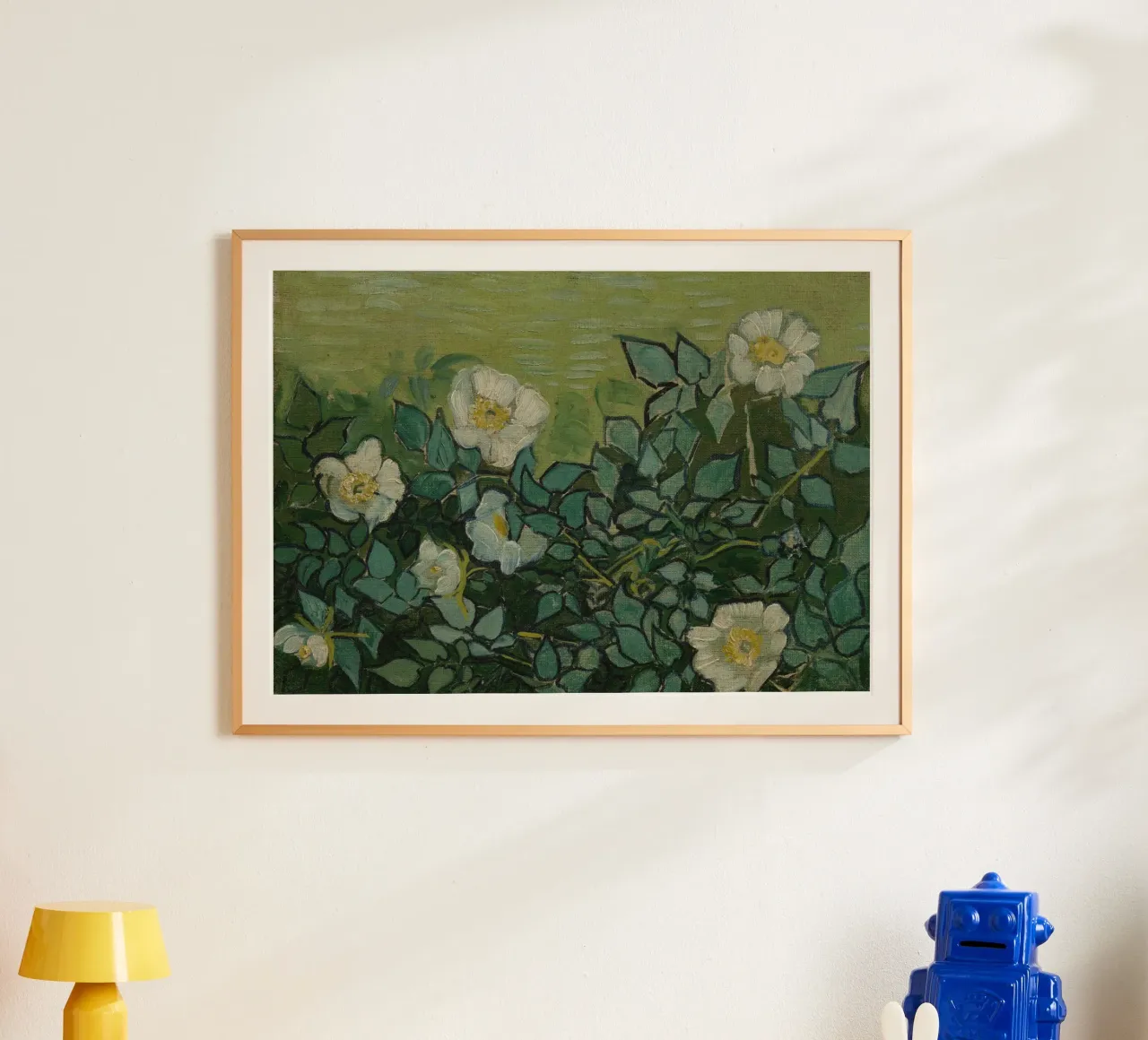 Vincent Van Gogh - Rose selvatiche poster da Timeless Artworks