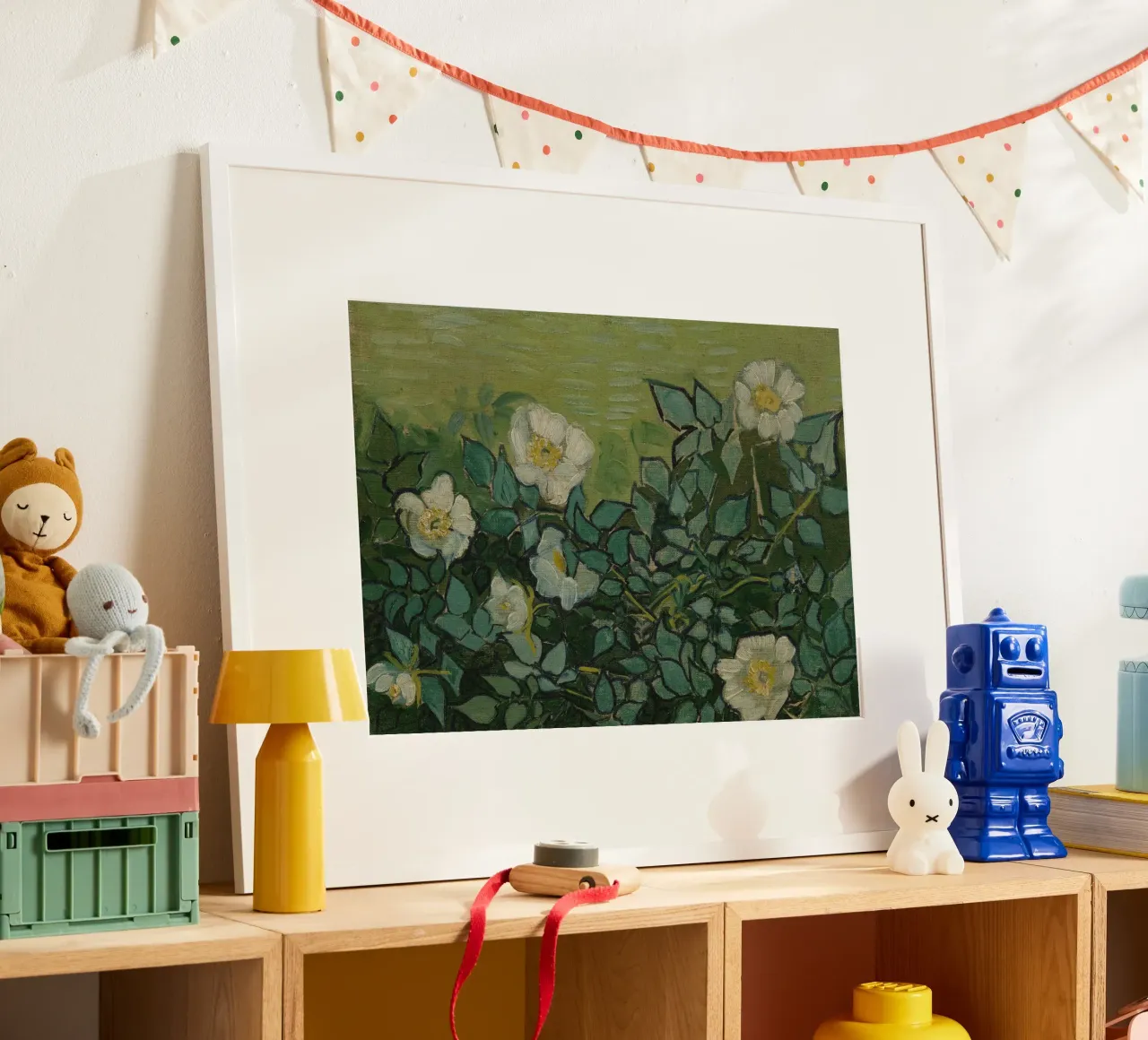 Vincent Van Gogh - Rose selvatiche poster da Timeless Artworks