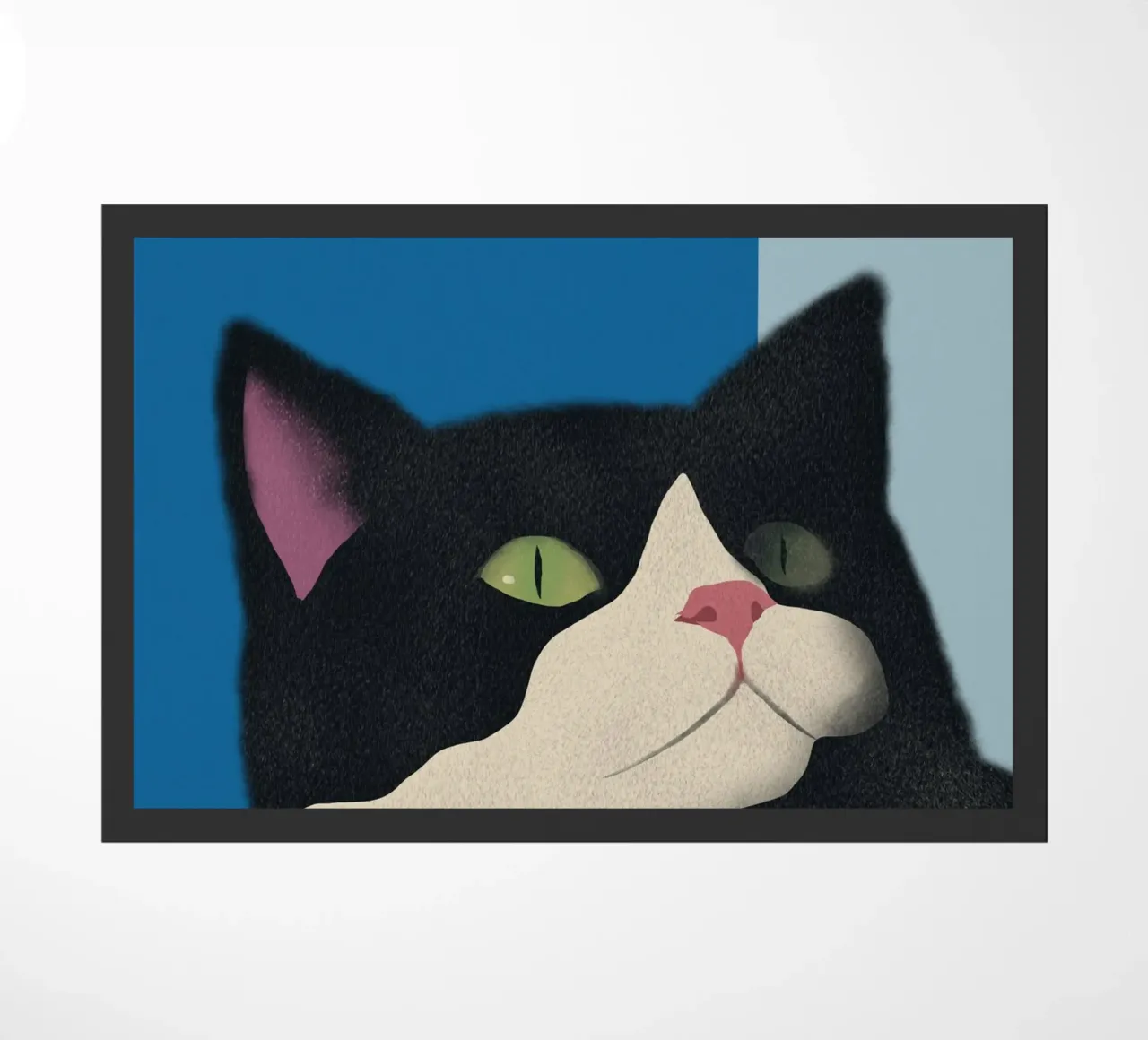 Verwarde kat deurmat van Little Dean