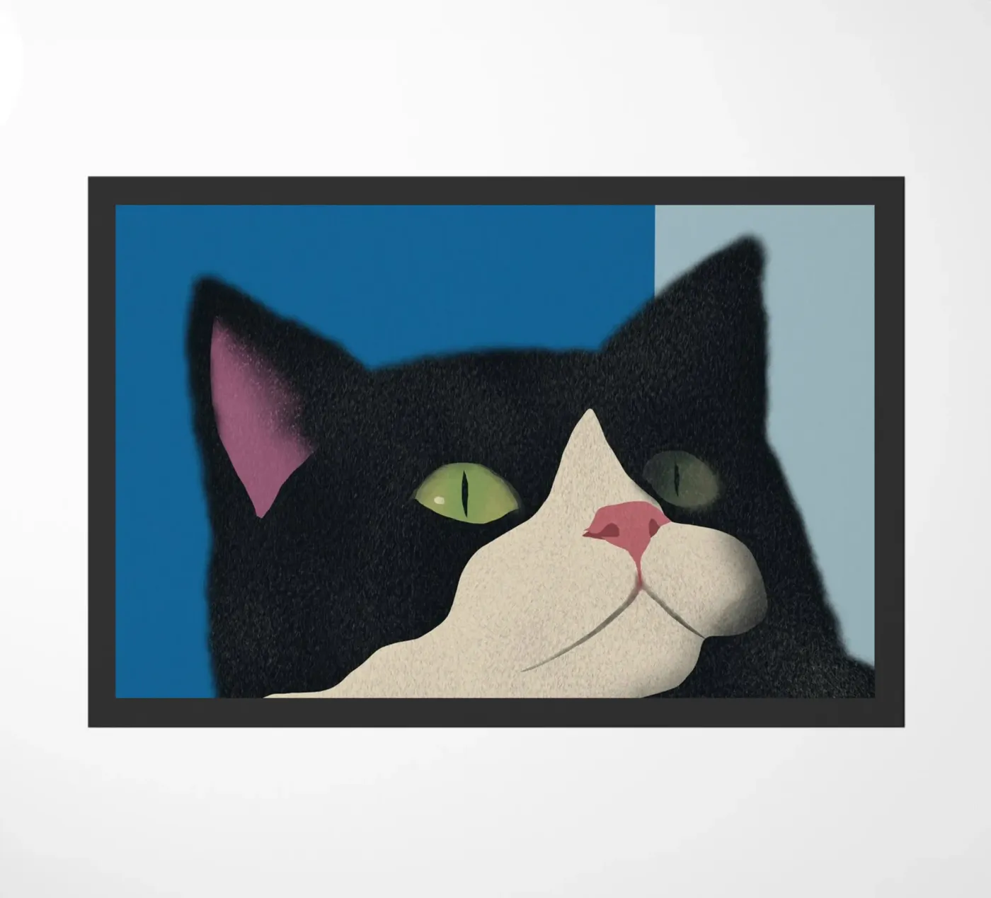 Confused cat Fußmatte von Little Dean