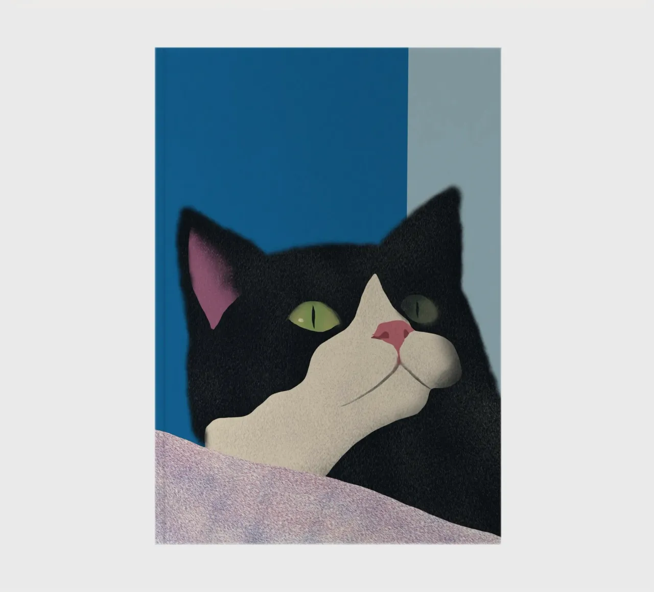 Confused cat notebook by Little Dean