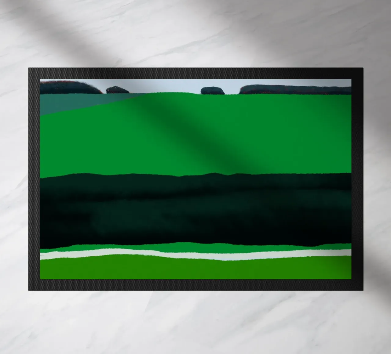 Flat plane doormat by Little Dean