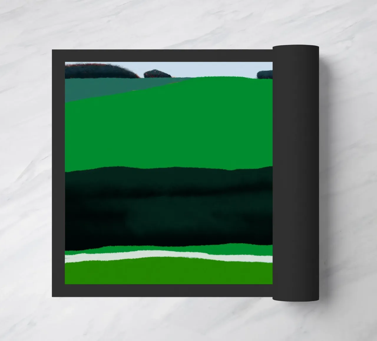 Flat plane doormat by Little Dean