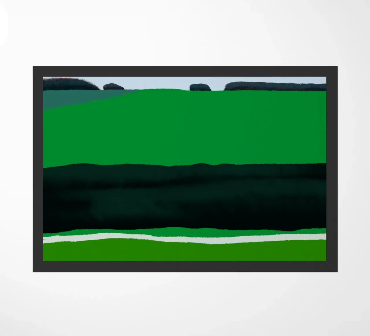 Flat plane doormat by Little Dean