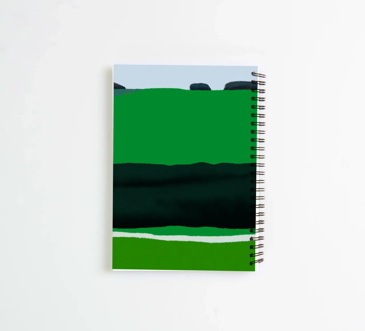 Flat plane spiral notebook by Little Dean