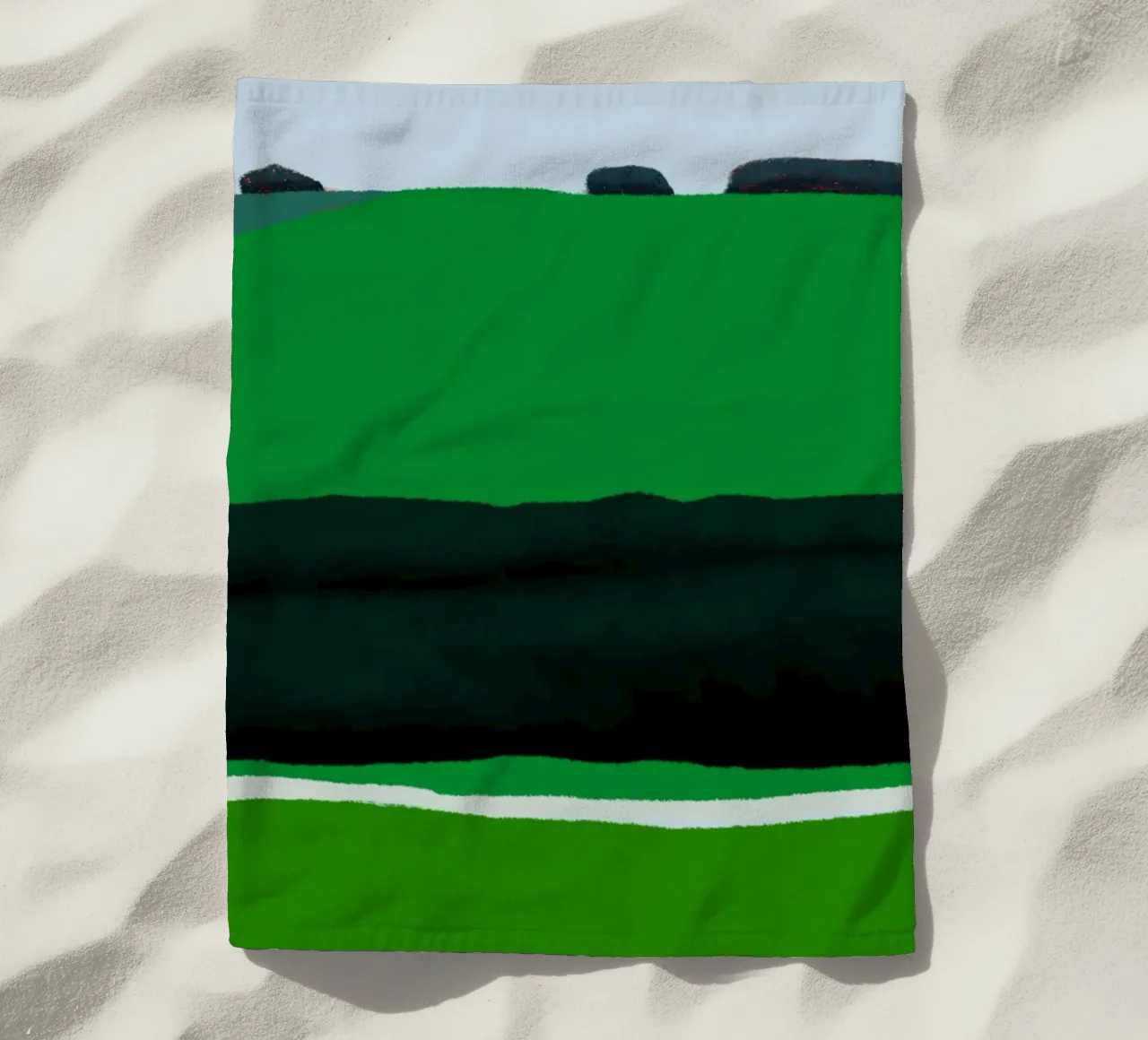 Flat plane beach towel by Little Dean